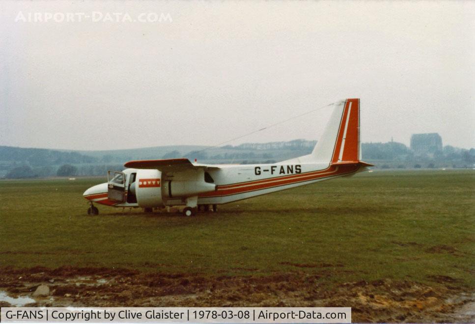 G-FANS, 1971 Britten-Norman BN-2A-27 Islander C/N 251, Registered Owner: Dowty Rotol Limited - Ex: G-51-251 > 5Y-AMU > G-FANS > G-HGPC > 8R-GGU w/o Sept 1994