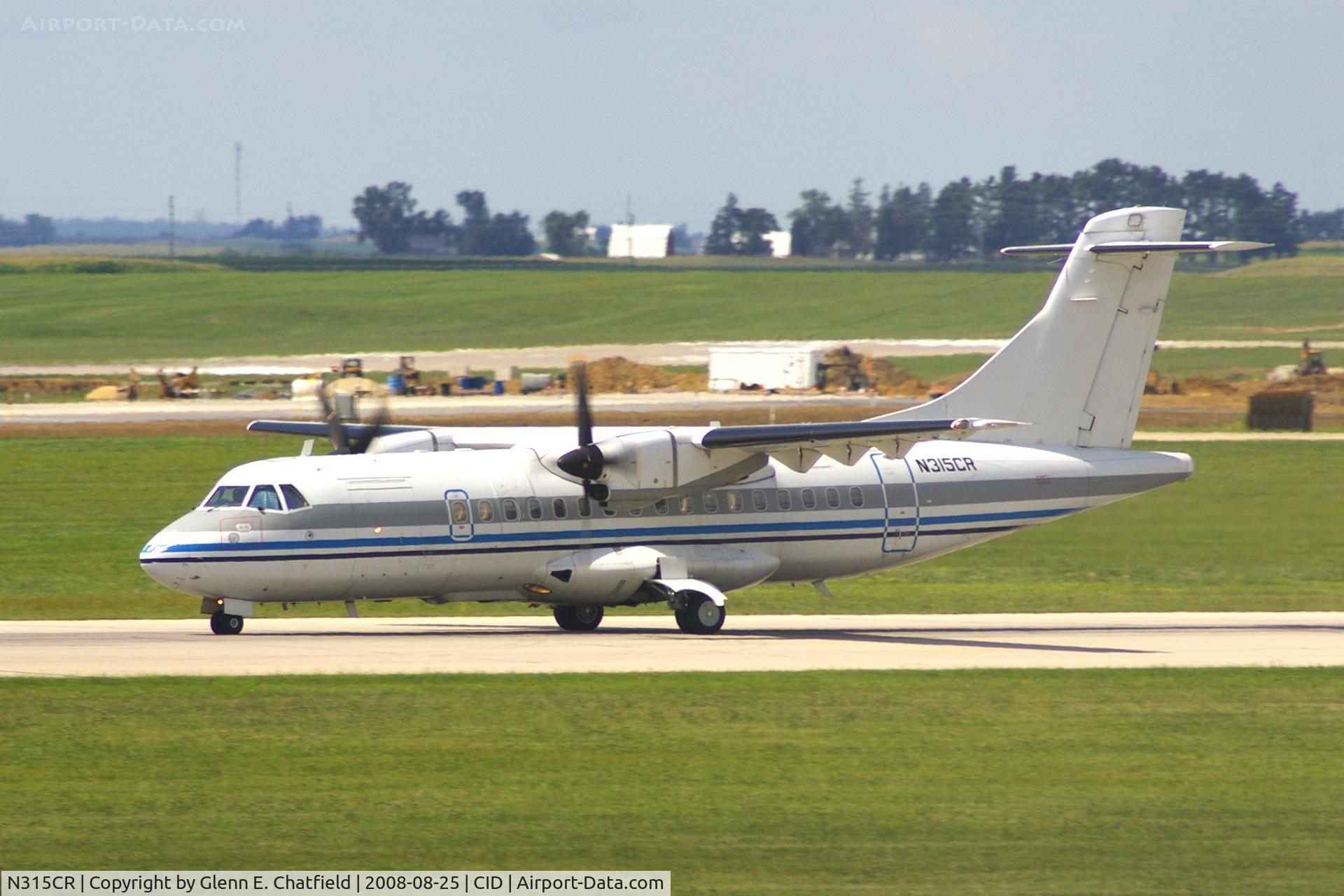 N315CR, 1991 ATR 42-320 C/N 252, On the take-off roll on Runway 13