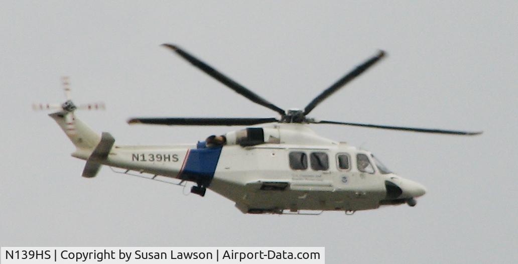 N139HS, 2005 Agusta AB139 C/N 31016, Circling over Lakewood, CO on 8/25/2008