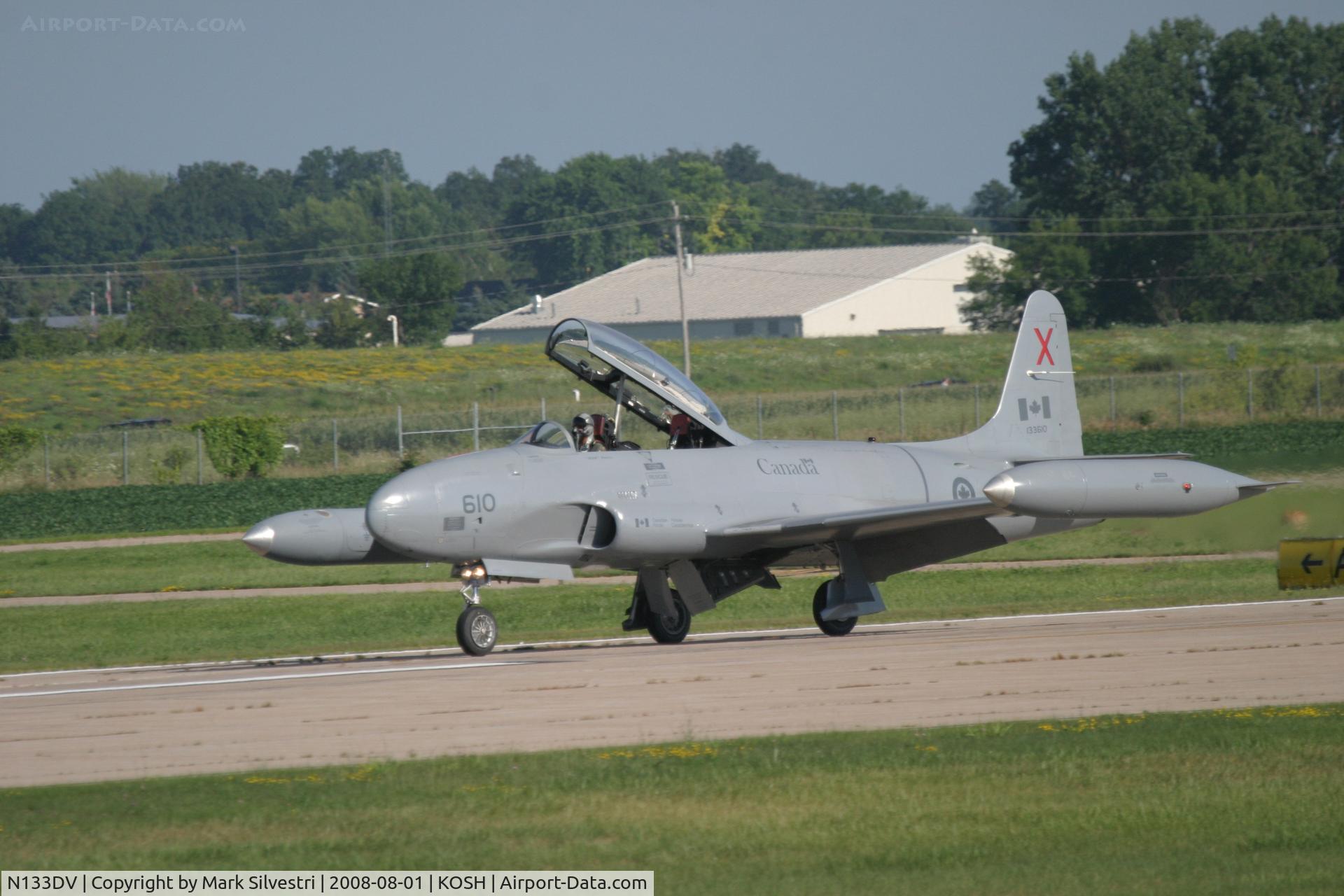 N133DV, 1959 Canadair CT-133 Silver Star 3 C/N T33-610, Oshkosh 2008