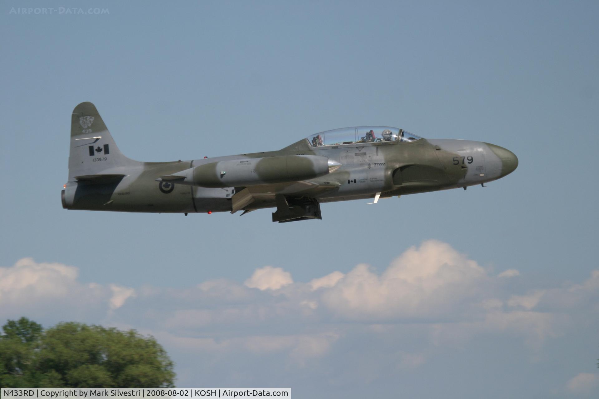 N433RD, 1952 Canadair CT-133 Silver Star C/N T33-579, Oshkosh 2008