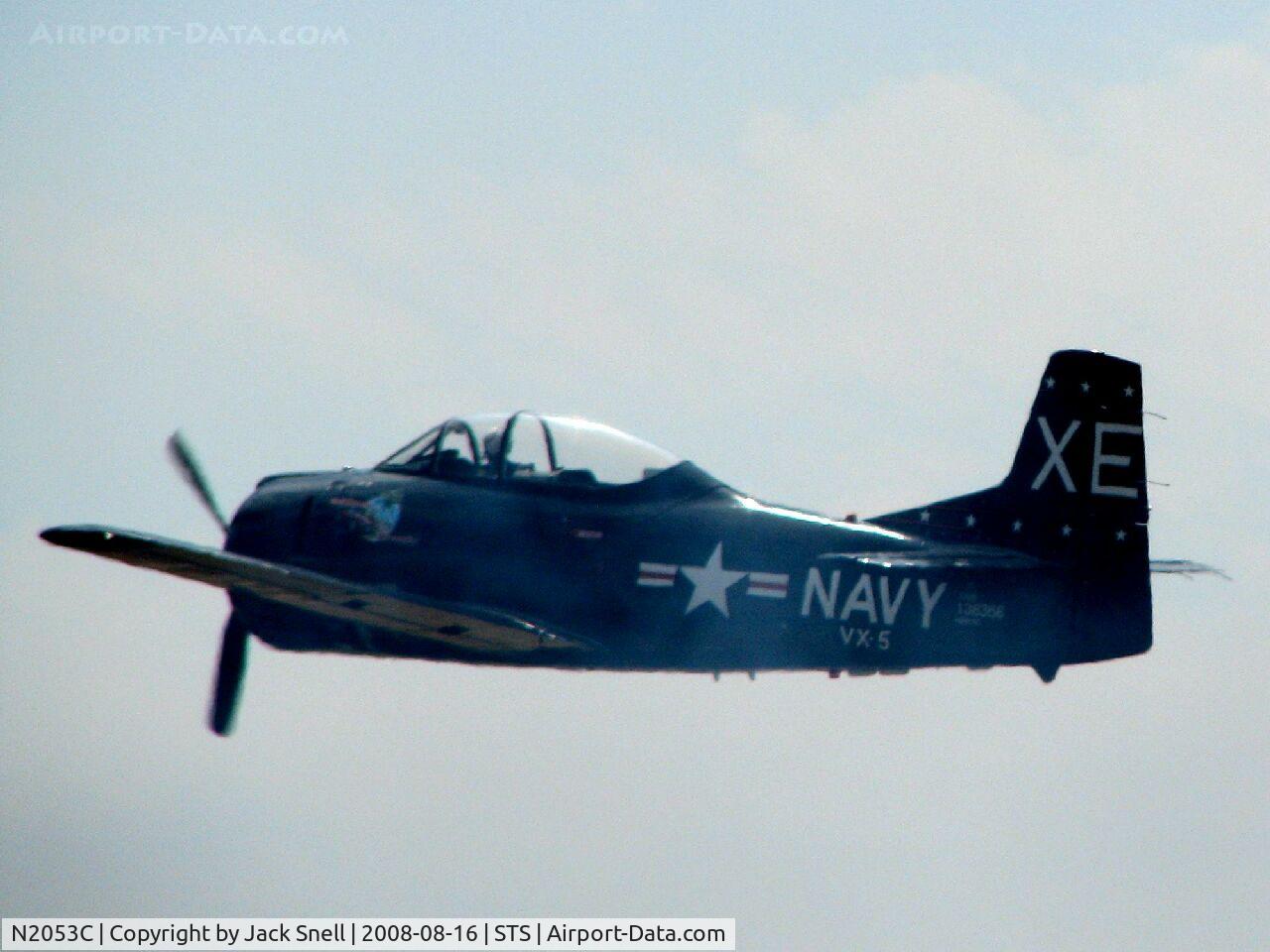 N2053C, 1953 North American T-28B Trojan C/N 200-437 (138366), 2008 Wings Over Wine Country Air Show