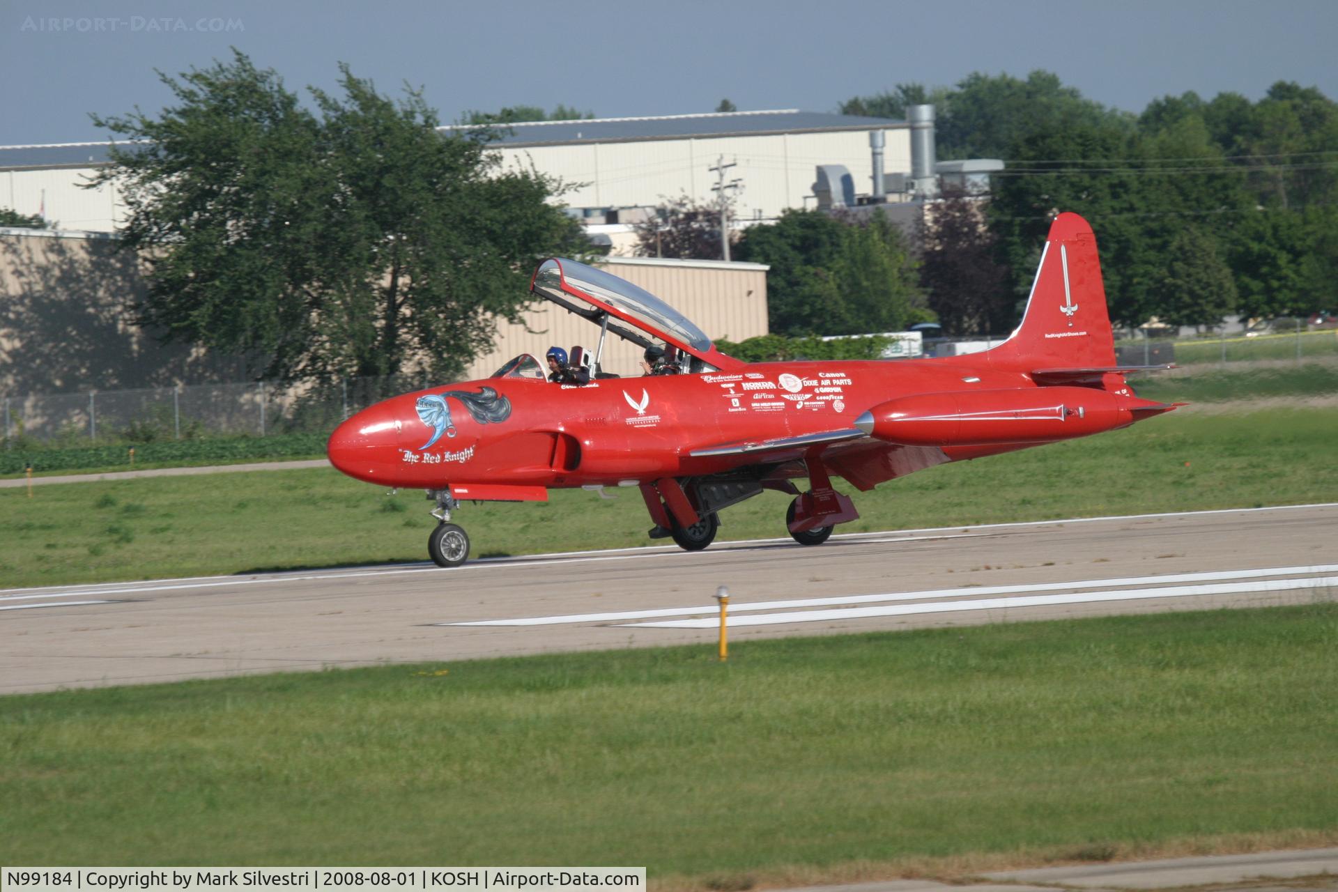 N99184, 1955 Canadair T-33AN Silver Star 3 C/N T33-98, Oshkosh 2008