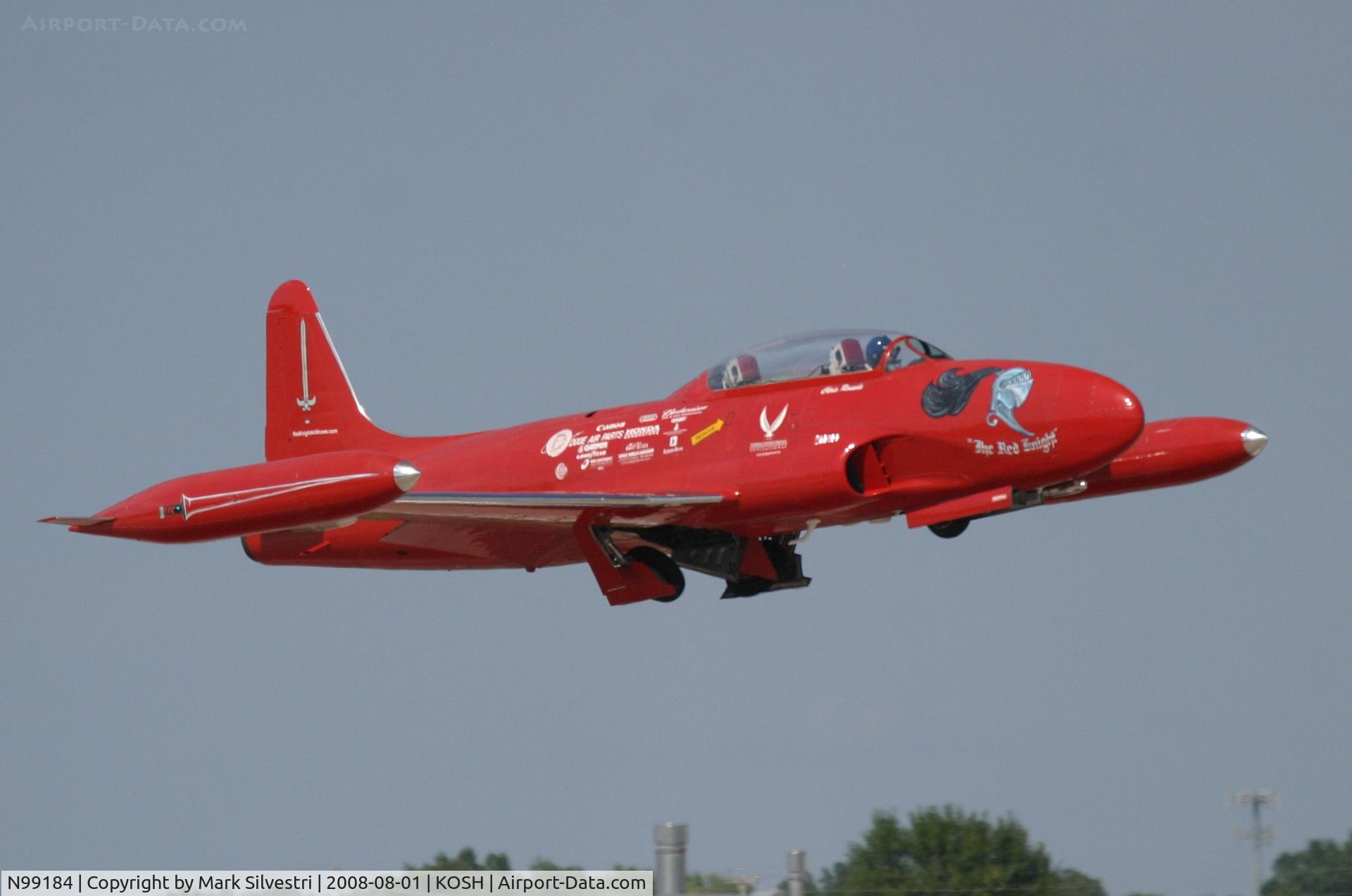 N99184, 1955 Canadair T-33AN Silver Star 3 C/N T33-98, Oshkosh 2008