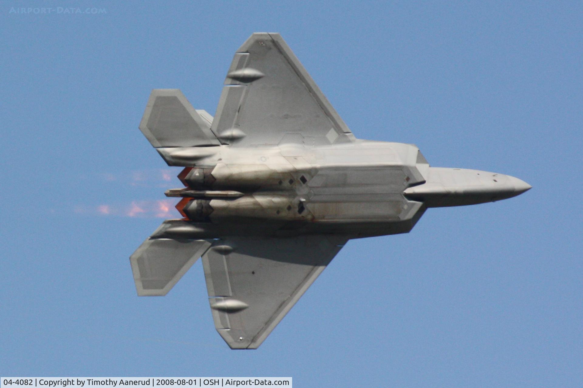 04-4082, 2004 Lockheed Martin F-22A Raptor C/N 4082, EAA AirVenture 2008