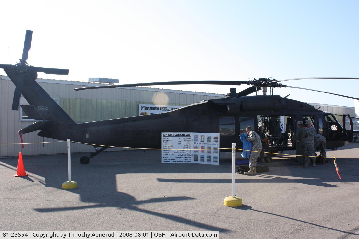 81-23554, 1981 Sikorsky UH-60A Black Hawk C/N 70.275, EAA AirVenture 2008