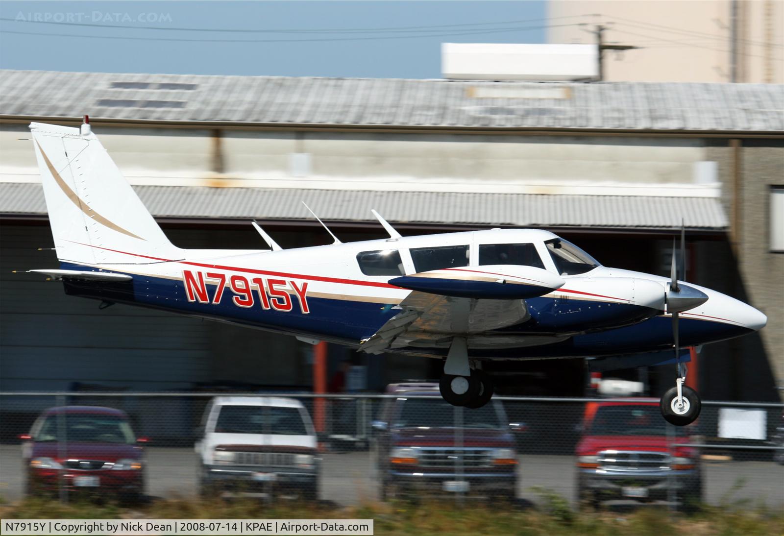 N7915Y, 1966 Piper PA-30 Twin Comanche C/N 30-1005, 34R