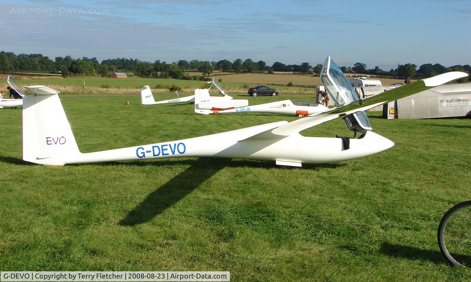 G-DEVO, 1984 Centrair C101A Pegase C/N 101A-0149, Competitor in the Midland Regional Gliding Championship at Husband's Bosworth