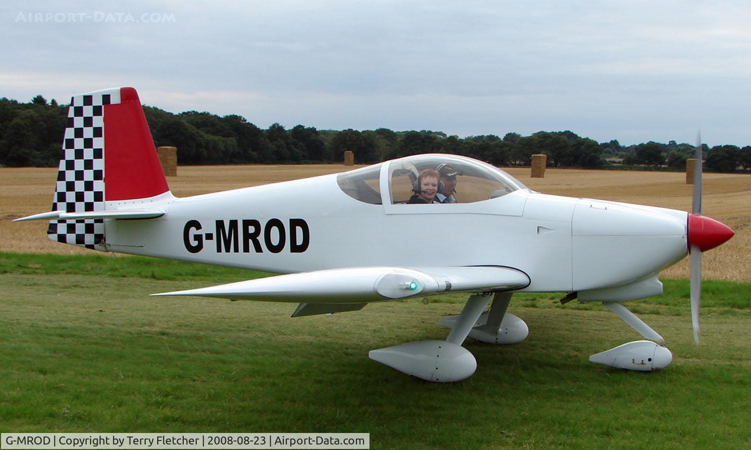 G-MROD, 2007 Vans RV-7A C/N PFA 323-14432, Vans RV-7A at 2008 Sittles Farm Fly-in