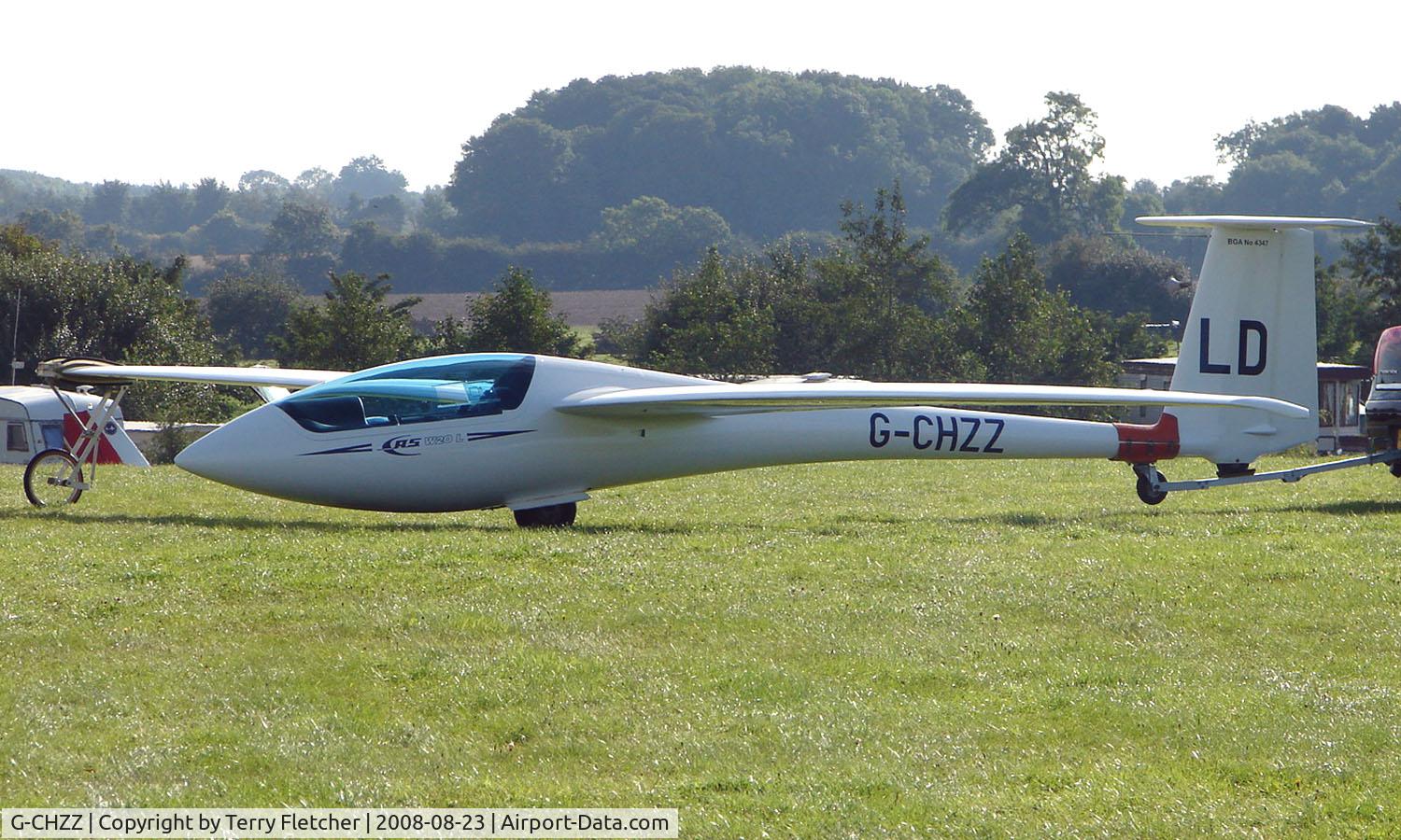 G-CHZZ, Schleicher ASW-20L C/N 20353, Competitor in the Midland Regional Gliding Championship at Husband's Bosworth
