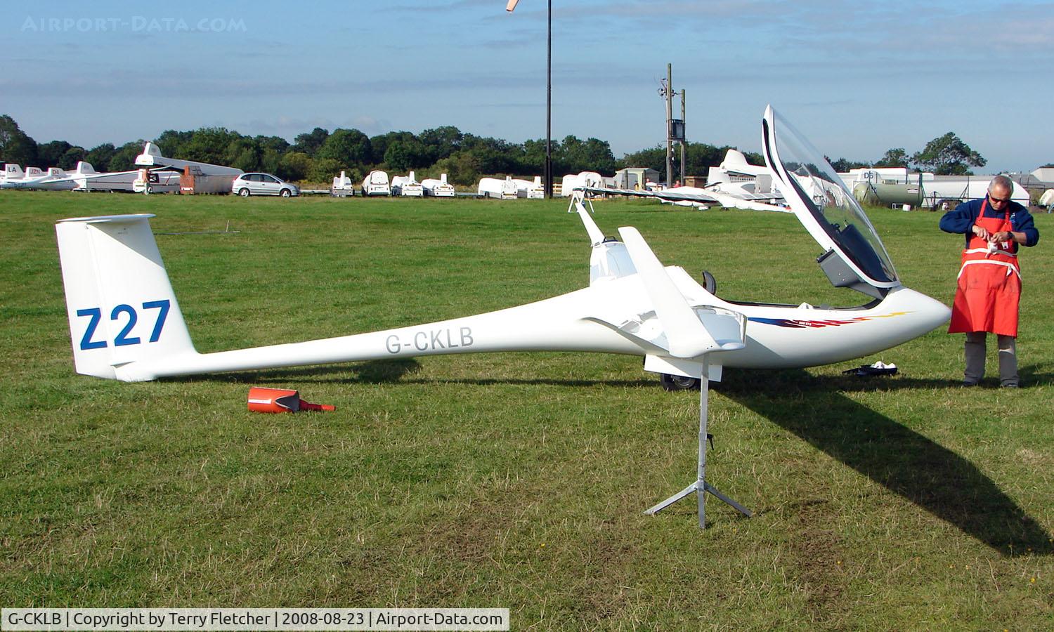 G-CKLB, 2005 Schleicher ASW-27B C/N 27234, Competitor in the Midland Regional Gliding Championship at Husband's Bosworth