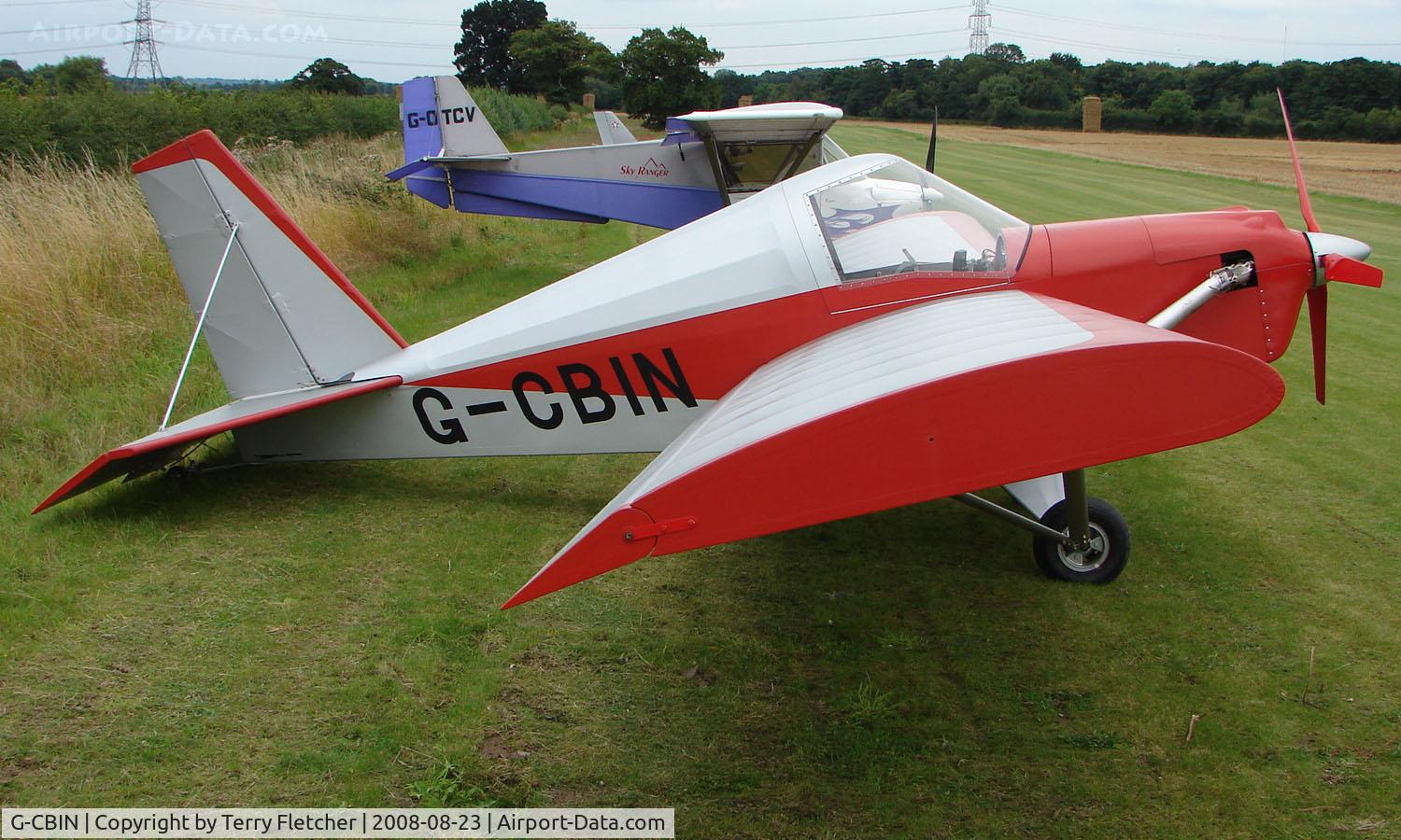 G-CBIN, 2002 Team Mini-Max 91 C/N PFA 186-13111, Steade de Team Minimax 91 at 2008 Sittles Farm Fly-in