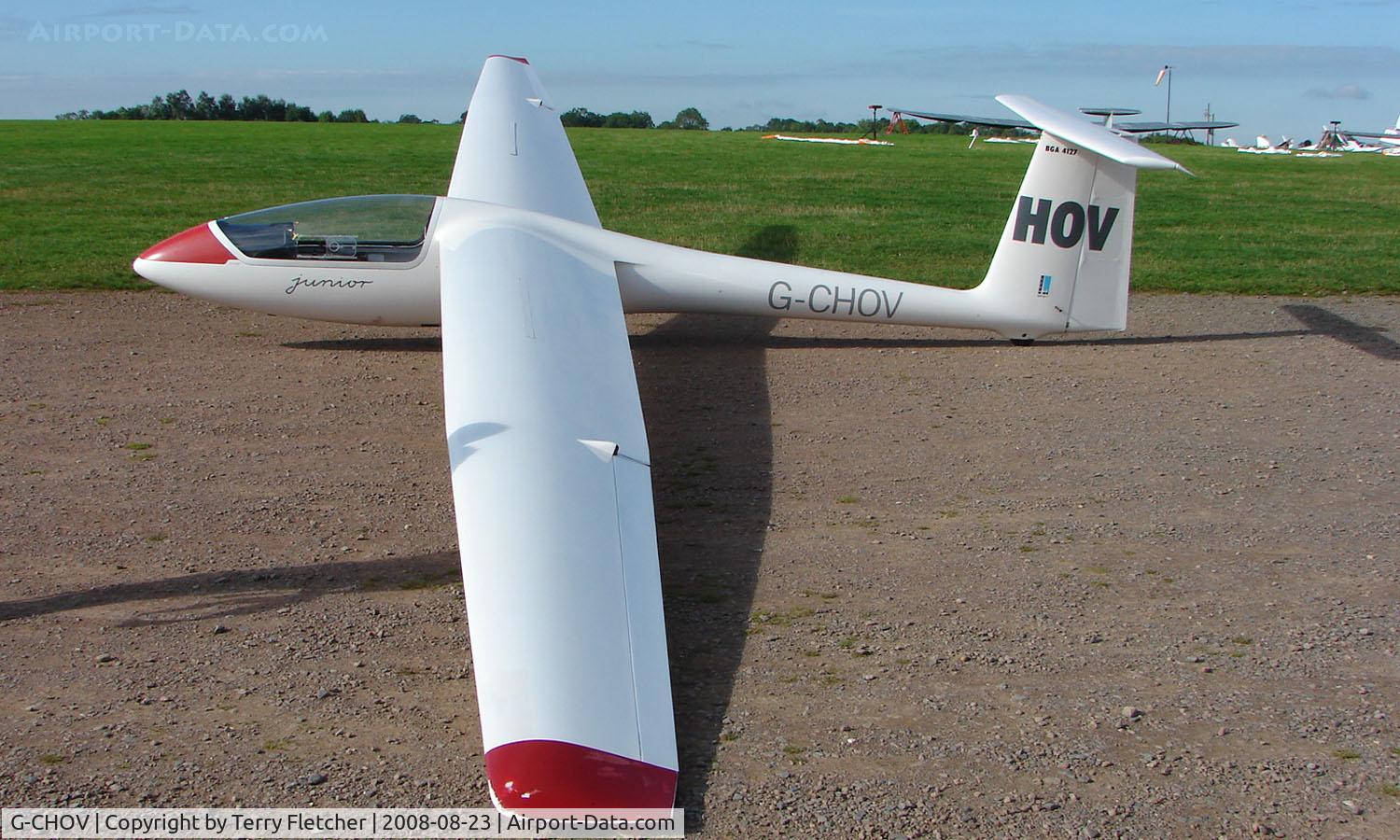 G-CHOV, 1995 PZL-Bielsko SZD-51-1 Junior C/N B-2139, Competitor in the Midland Regional Gliding Championship at Husband's Bosworth
