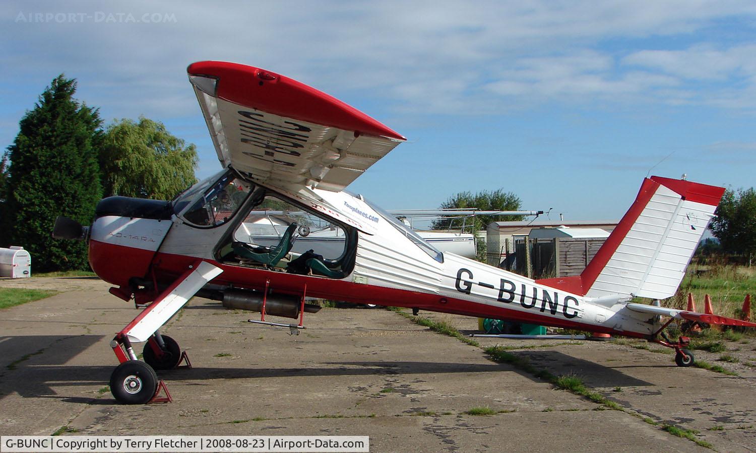 G-BUNC, 1979 PZL-Okecie PZL-104 Wilga 35A C/N 129444, PZL104 Wilga 35 at Husband's Bosworth