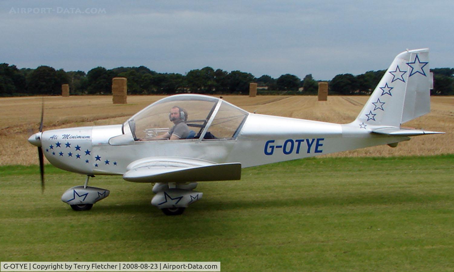 G-OTYE, 2002 Aerotechnik EV-97 Eurostar C/N PFA 315-13858, EV-97 Eurostar at 2008 Sittles Farm Fly-in