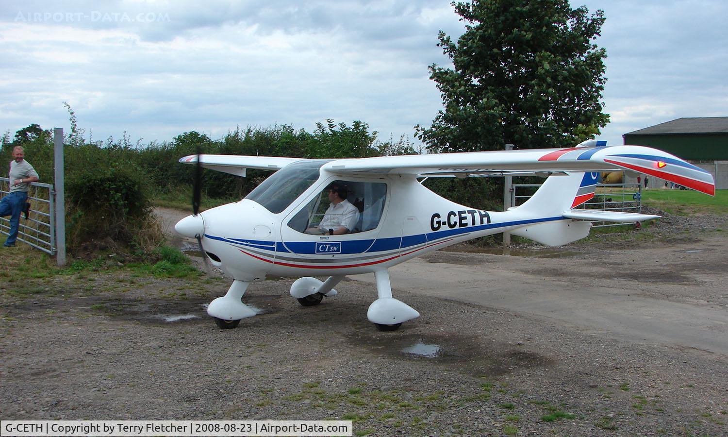 G-CETH, 2007 Flight Design CTSW C/N 8317, Flight Design CTSW  at 2008 Sittles Farm Fly-in