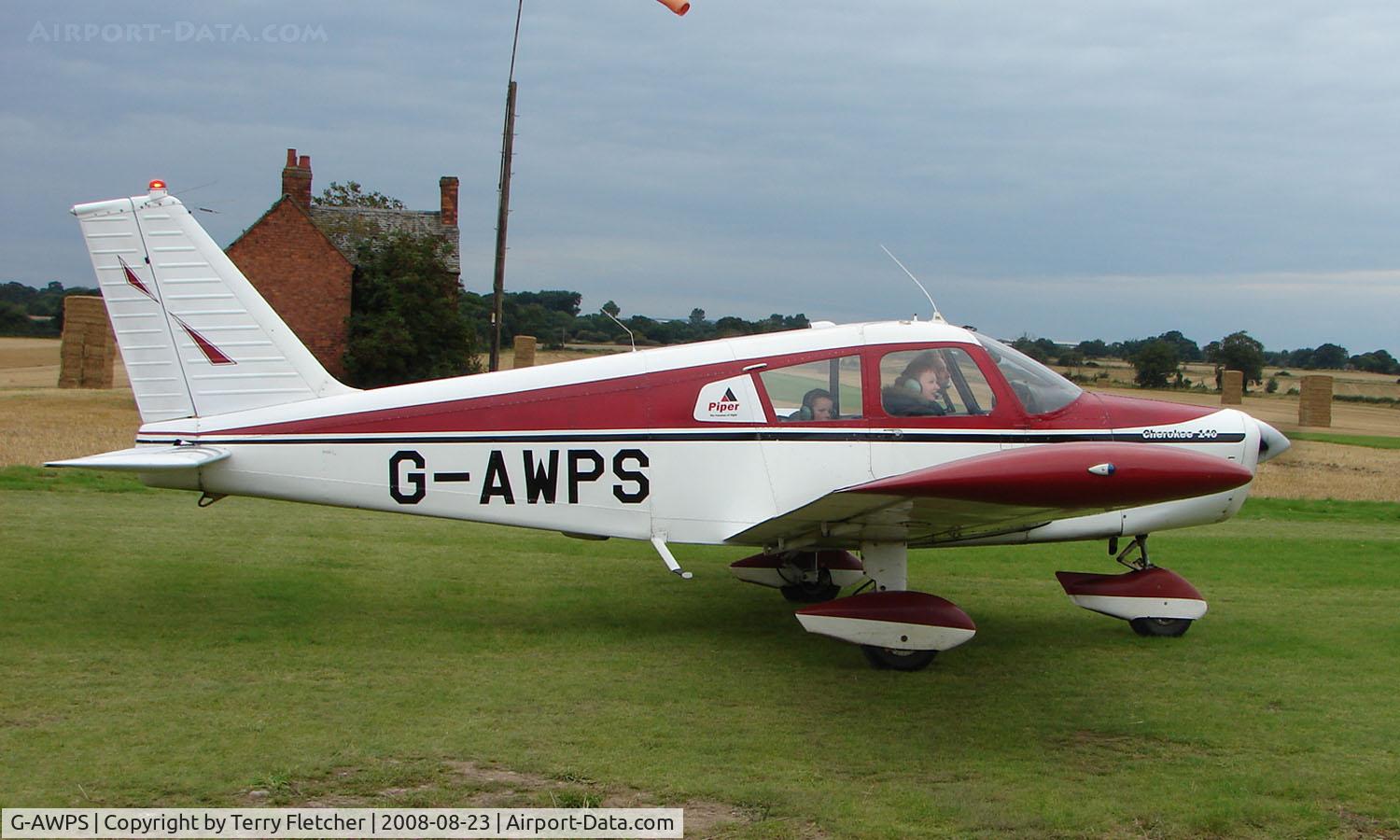 G-AWPS, 1964 Piper PA-28-140 Cherokee C/N 28-20196, 1964 Piper Pa-28-140 at 2008 Sittles Farm Fly-in
