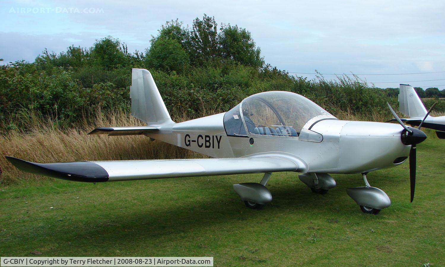 G-CBIY, 2002 Aerotechnik EV-97 Eurostar C/N PFA 315-13846, EV-97 Eurostar at 2008 Sittles Farm Fly-in