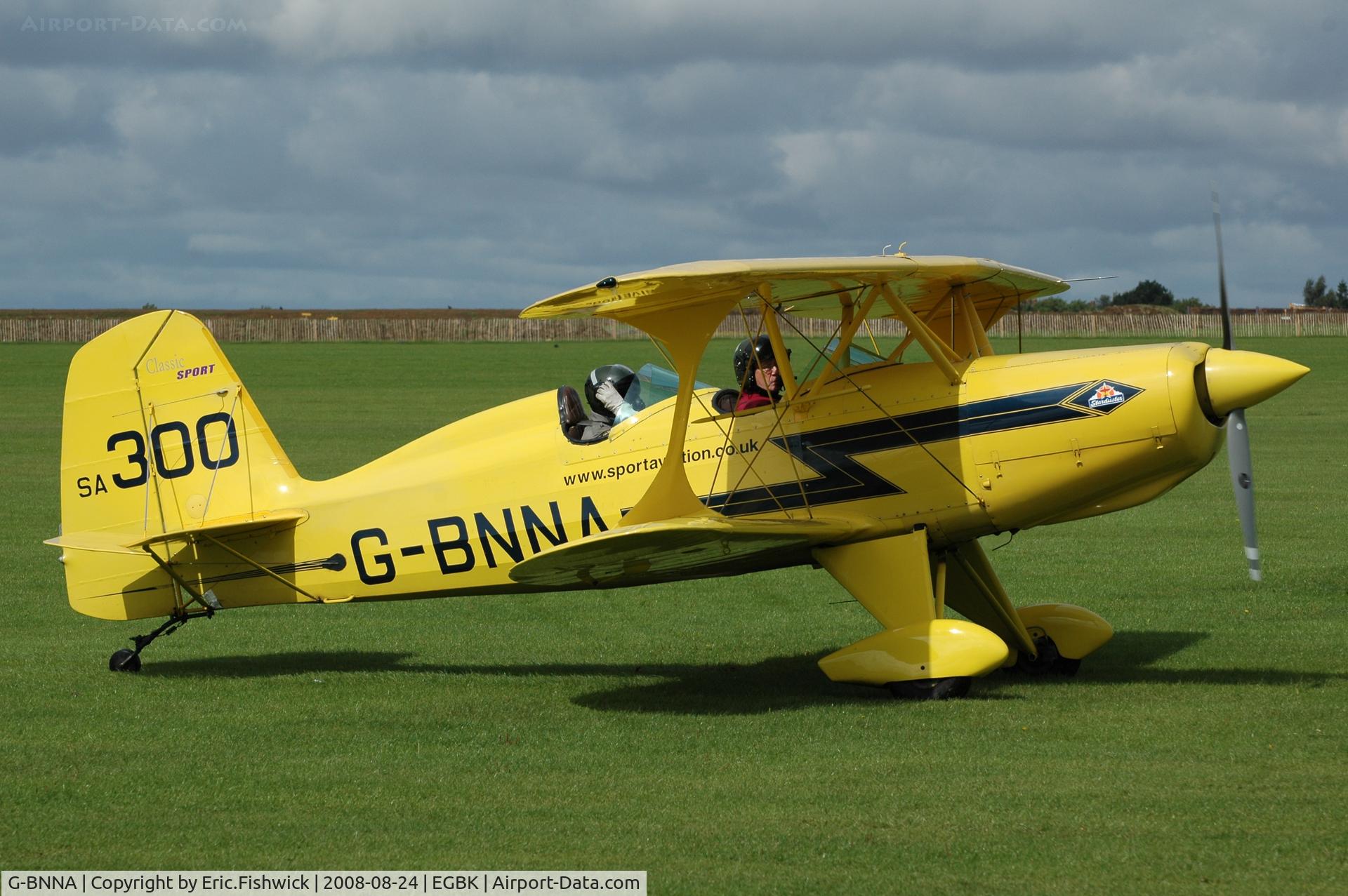 G-BNNA, 1973 Stolp SA-300 Starduster Too C/N 1462, 2. G-BNNA at Sywell Airshow 24 Aug 2008