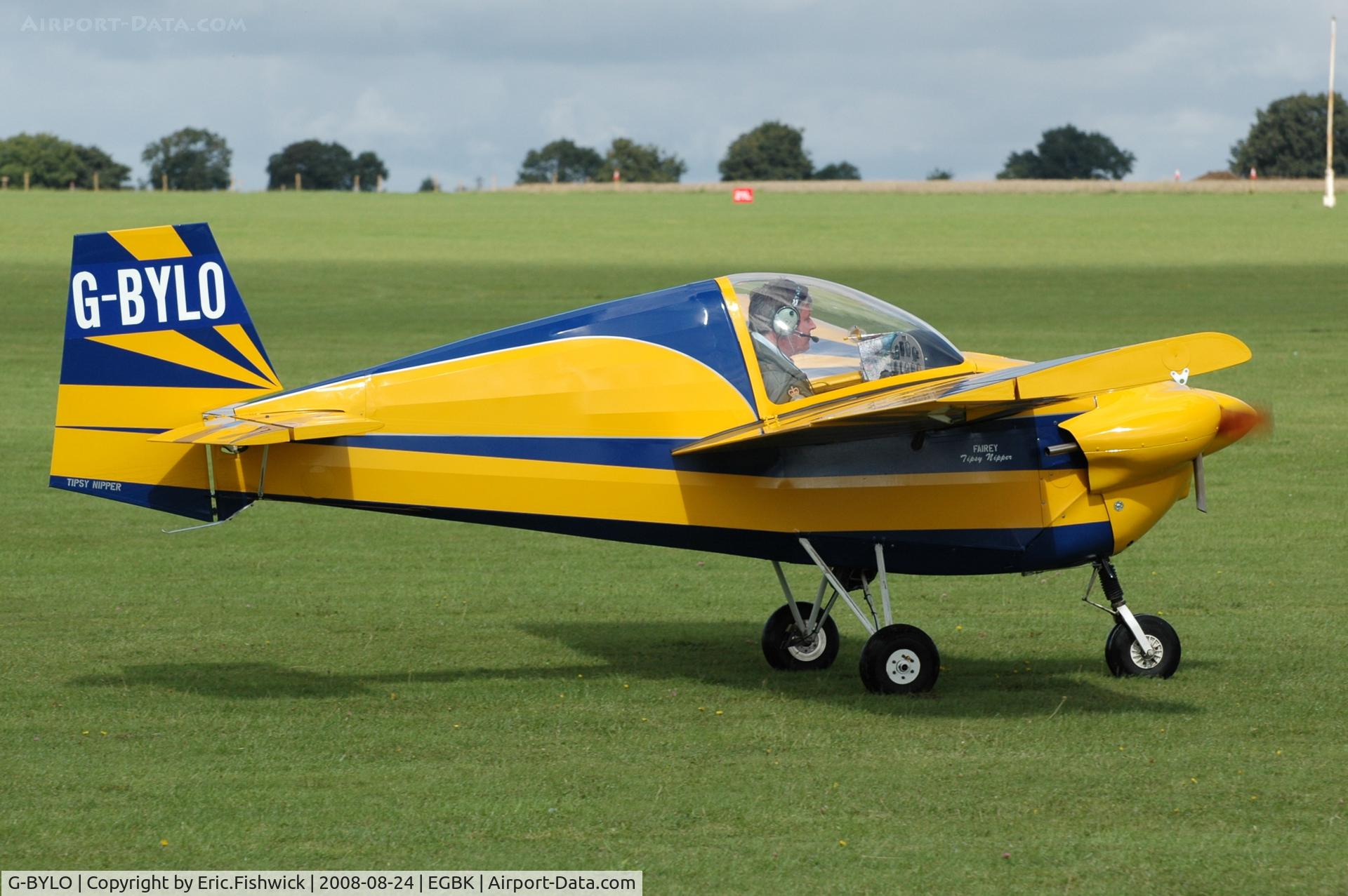 G-BYLO, 1959 Tipsy T-66 Nipper 1 C/N 04, 2. G-BYLO at Sywell Airshow 24 Aug 2008