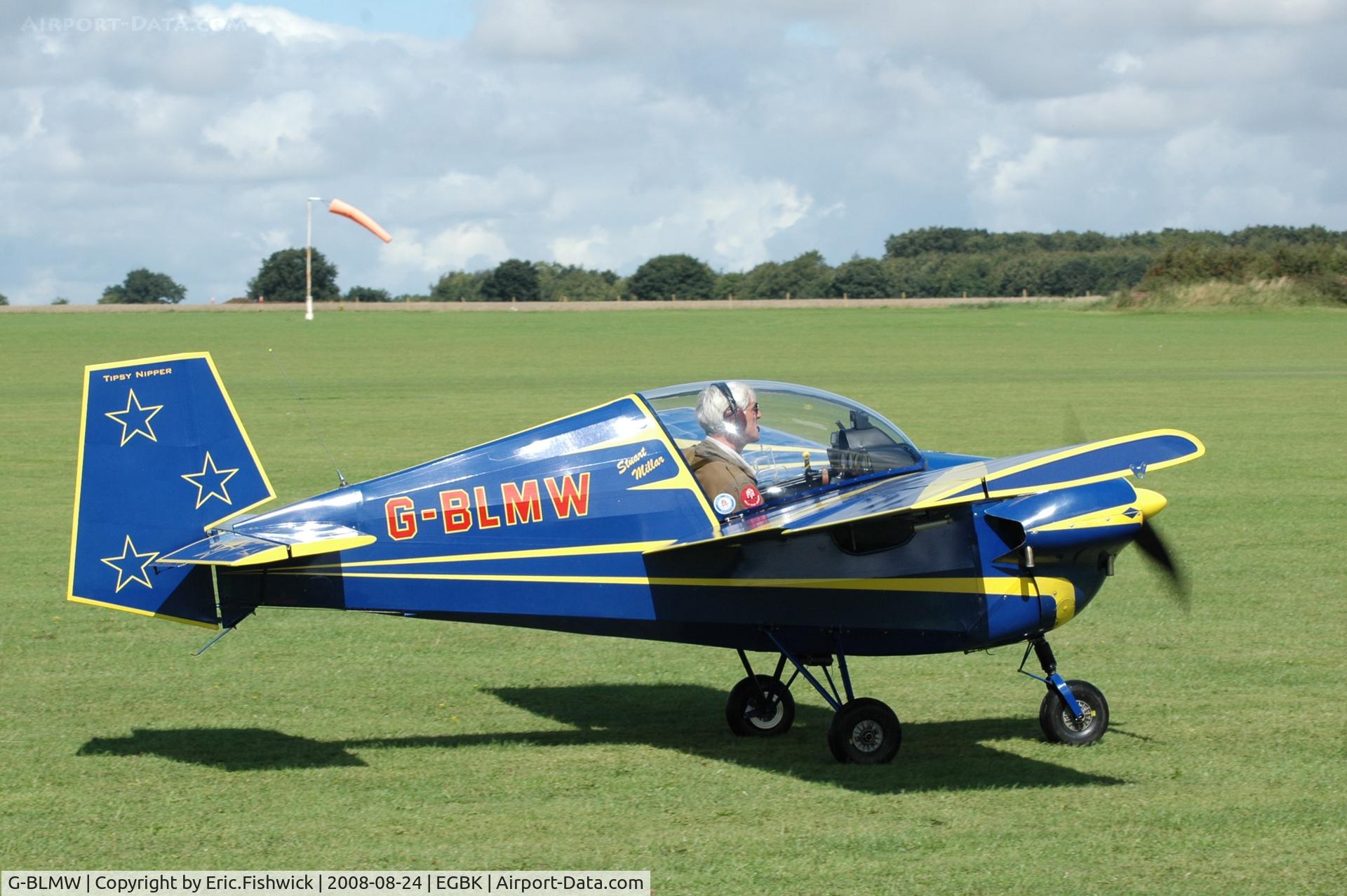 G-BLMW, 1987 Slingsby Tipsy T-66 Nipper 3 C/N PFA 025-11020, 2. G-BLMW at Sywell Airshow 24 Aug 2008