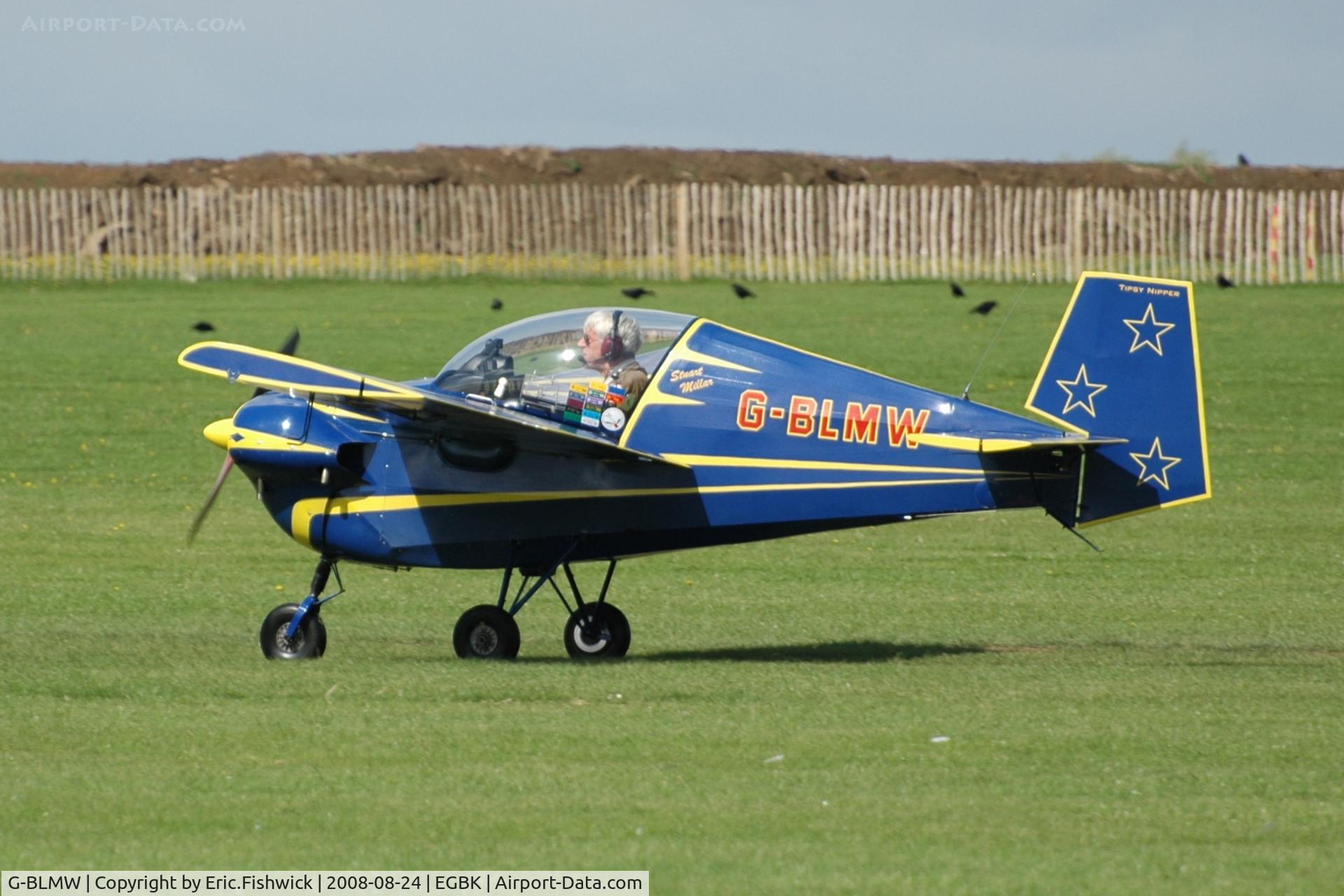 G-BLMW, 1987 Slingsby Tipsy T-66 Nipper 3 C/N PFA 025-11020, 1. G-BLMW at Sywell Airshow 24 Aug 2008