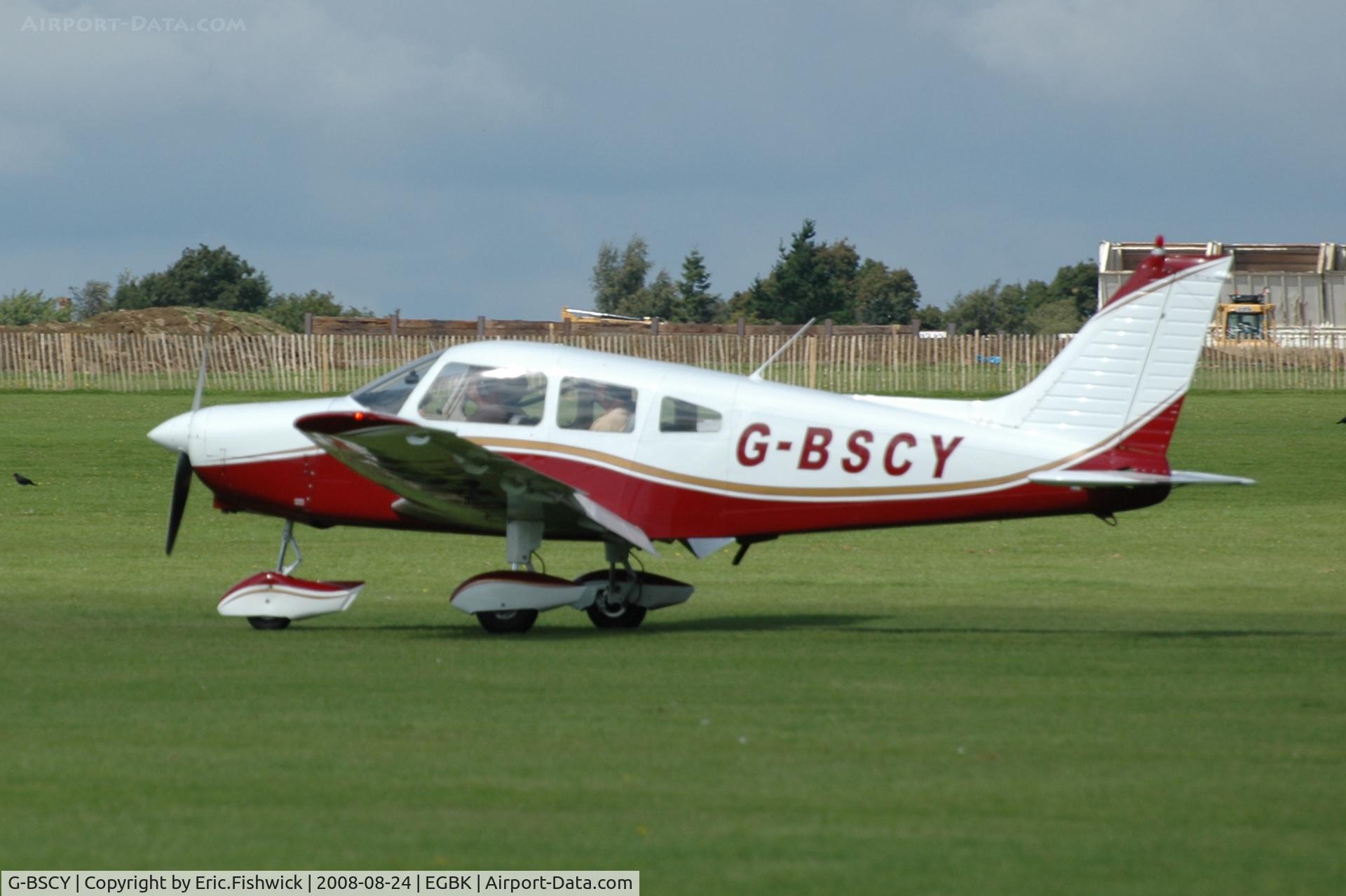 G-BSCY, 1975 Piper PA-28-151 Cherokee Warrior C/N 28-7515046, 1. G-BSCY at Sywell Airshow 24 Aug 2008