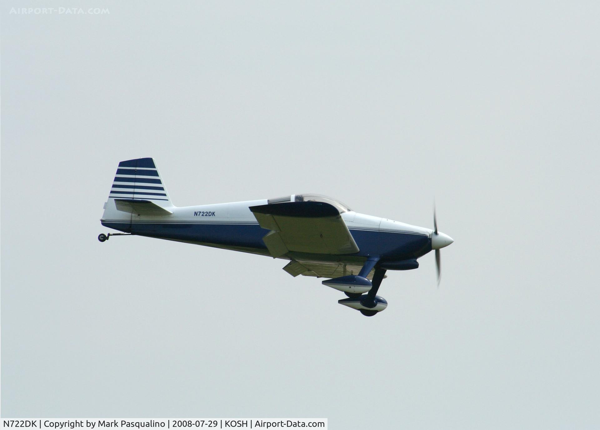 N722DK, 2002 Vans RV-6 C/N 24298, RV-6