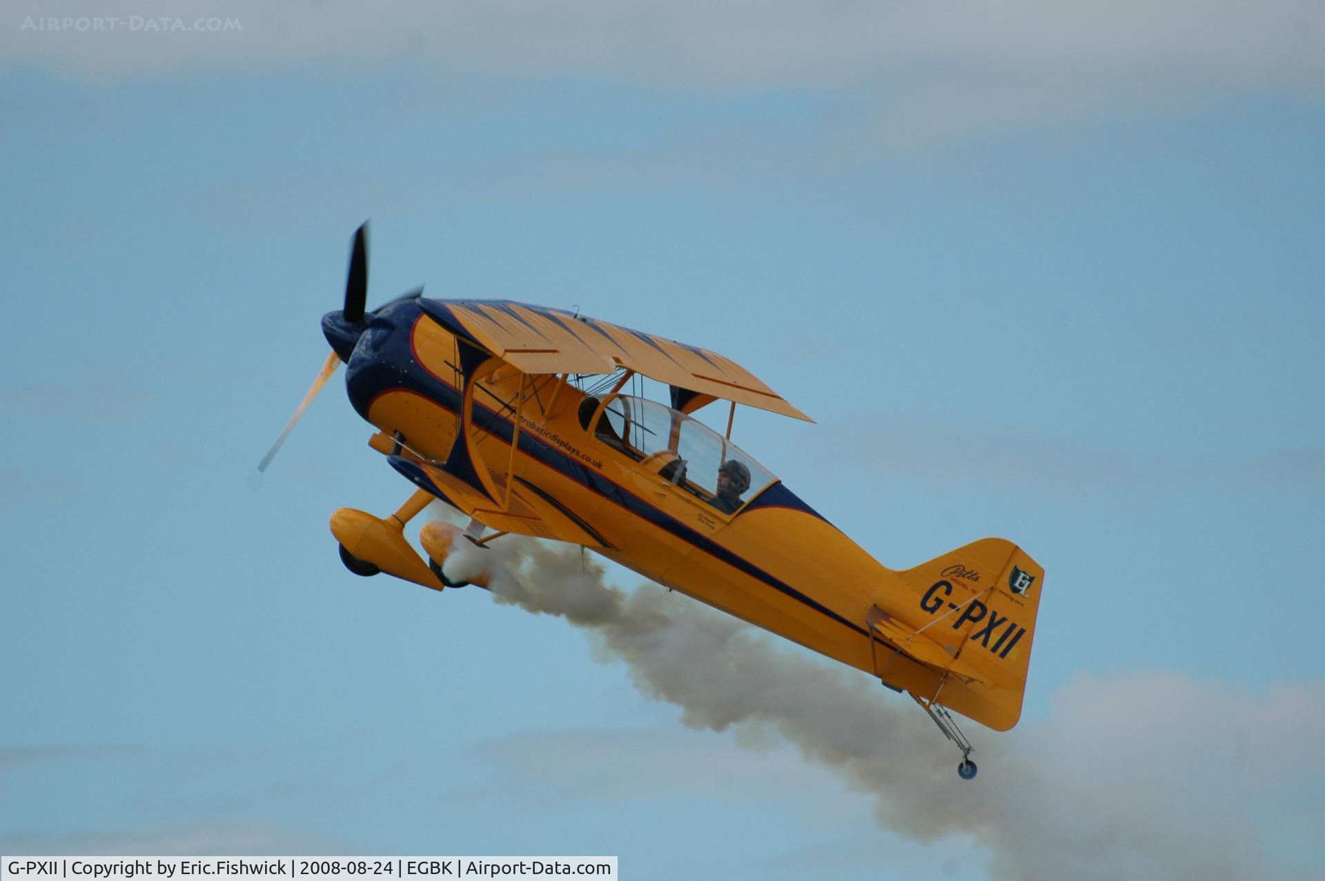 G-PXII, 2006 Pitts Model 12 C/N 170, 4. G-PXII (widely known as 'The monster') at Sywell Airshow 24 Aug 2008