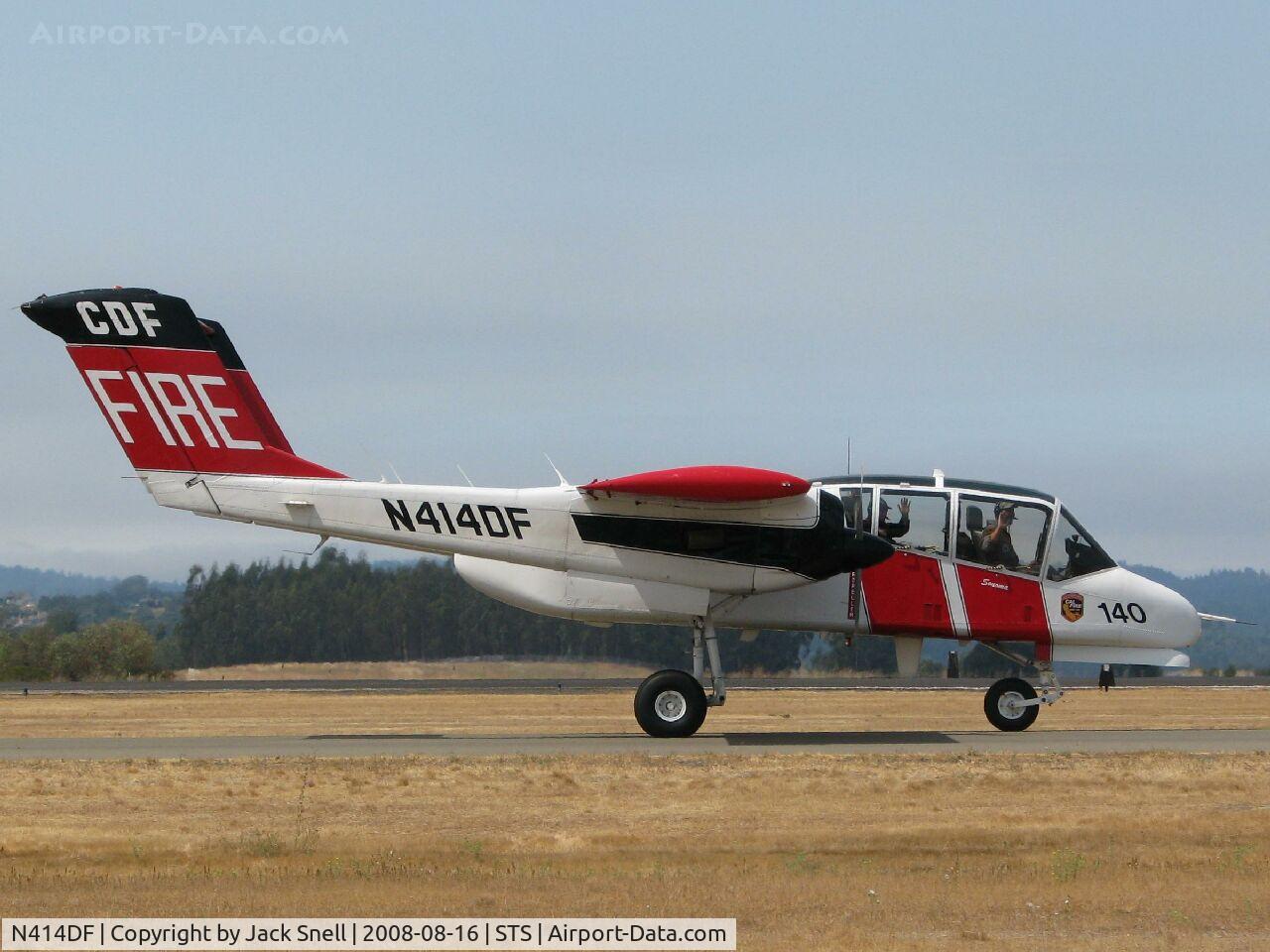N414DF, North American OV-10A Bronco C/N 30526M16, 2008 Wings Over Wine Country Air Show