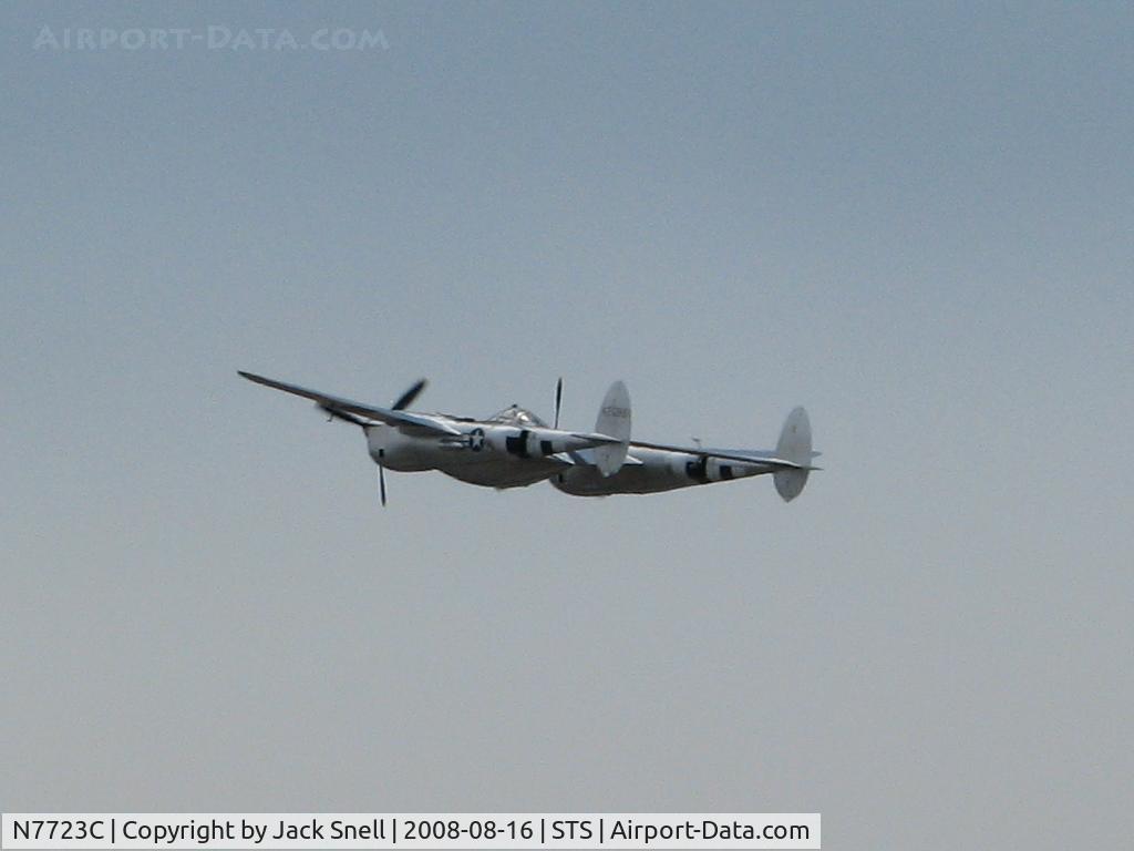 N7723C, 1944 Lockheed P-38L-5 Lightning C/N 7985, 2008 Wings Over Wine Country Air Show