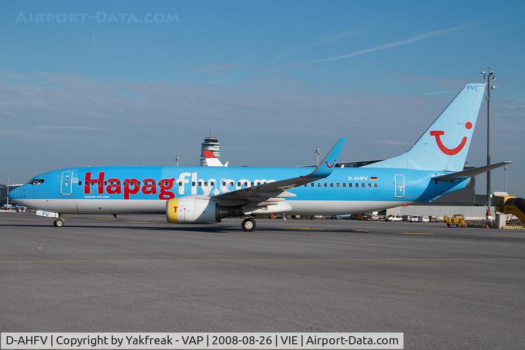 D-AHFV, 2000 Boeing 737-8K5 C/N 30415, Hapagfly Boeing 737-800