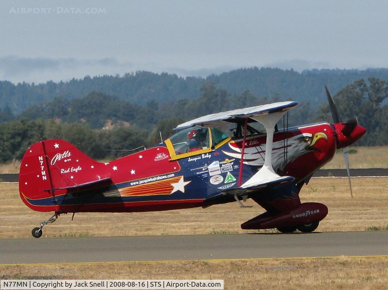 N77MN, 1986 Christen Pitts S-1T C/N 1040, 2008 Wings Over Wine Country Air Show
