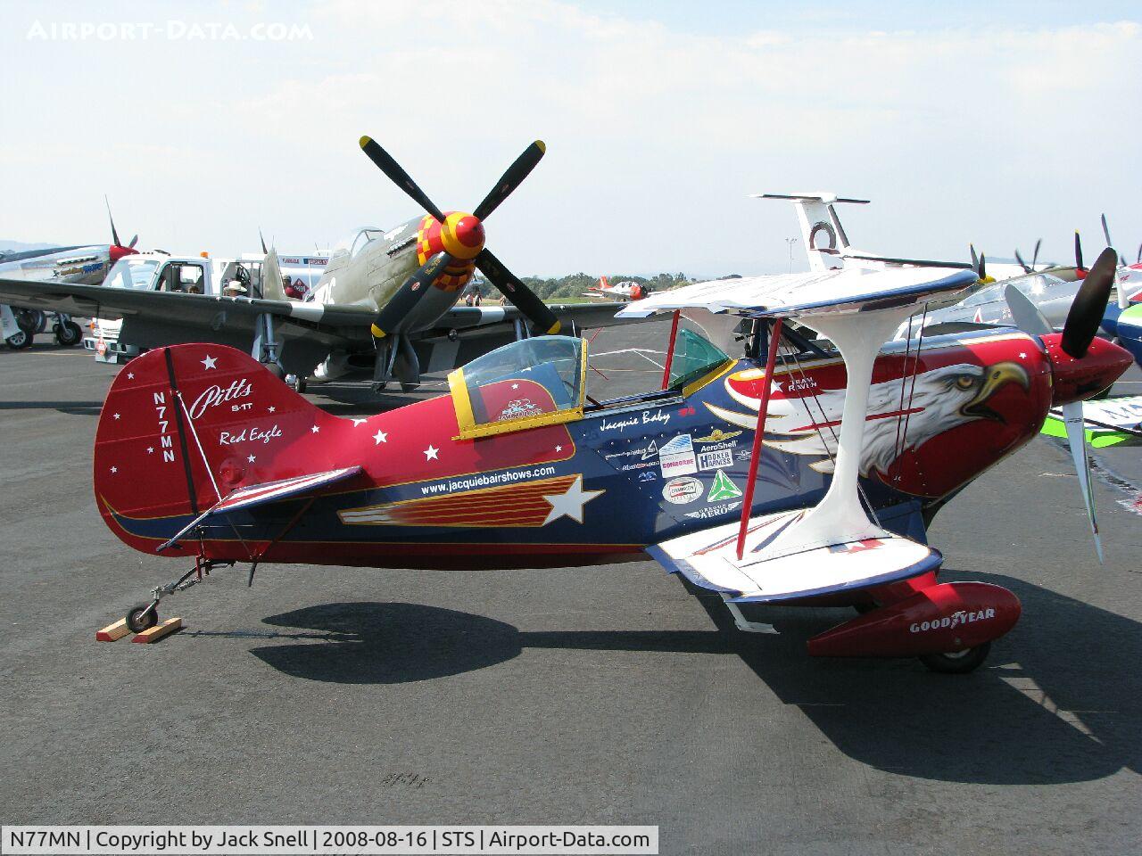 N77MN, 1986 Christen Pitts S-1T C/N 1040, 2008 Wings Over Wine Country Air Show