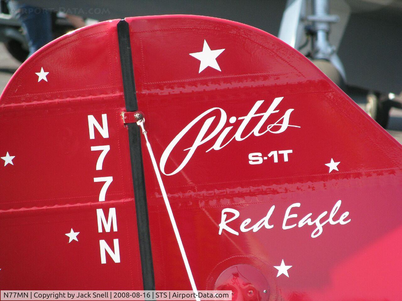 N77MN, 1986 Christen Pitts S-1T C/N 1040, 2008 Wings Over Wine Country Air Show