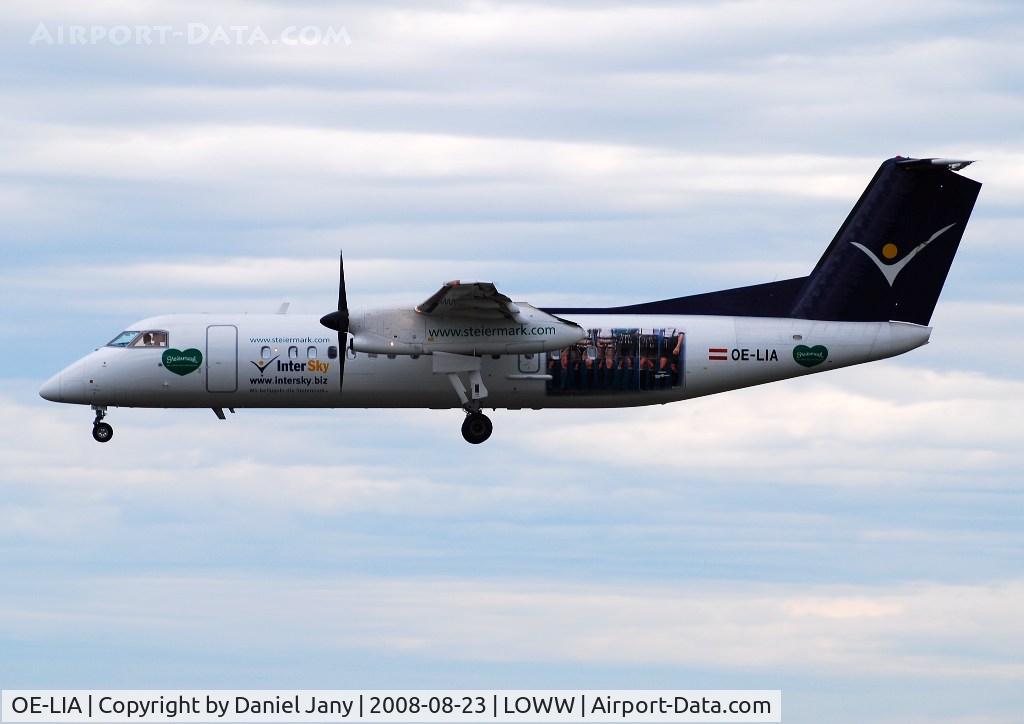 OE-LIA, 1997 De Havilland Canada DHC-8-314 Dash 8 C/N 505, Intersky
