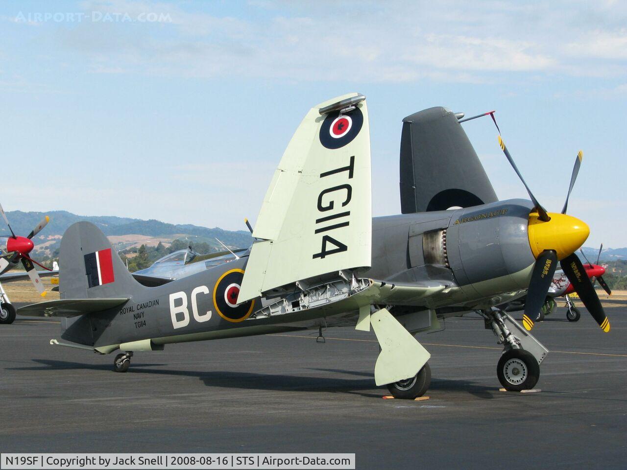N19SF, 1947 Hawker Sea Fury FB.11 C/N 41H/656803, 2008 Wings Over Wine Country Air Show