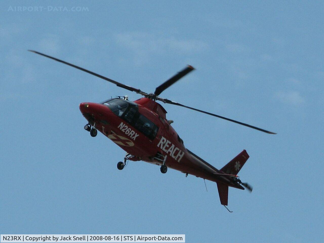 N23RX, Agusta A-109A Hirundo C/N 7205, 2008 Wings Over Wine Country Air Show