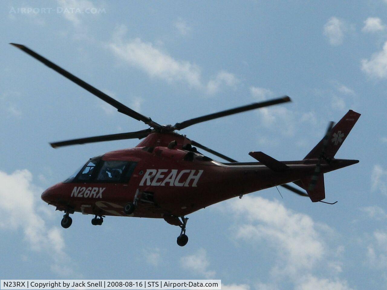 N23RX, Agusta A-109A Hirundo C/N 7205, 2008 Wings Over Wine Country Air Show