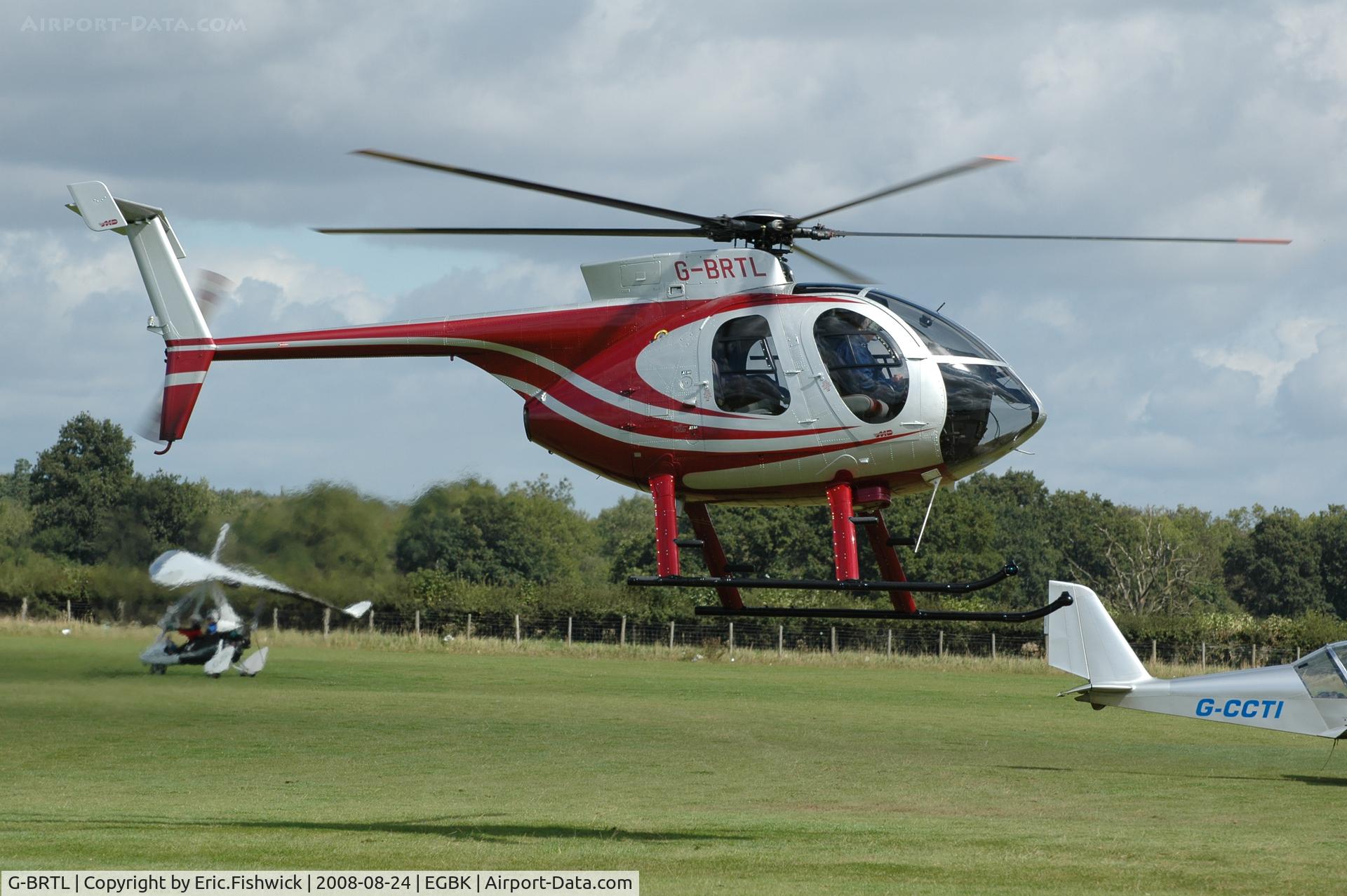 G-BRTL, 1989 McDonnell Douglas MD-500E (369E) C/N 0356E, 2. G-BRTL at Sywell Airshow 24 Aug 2008