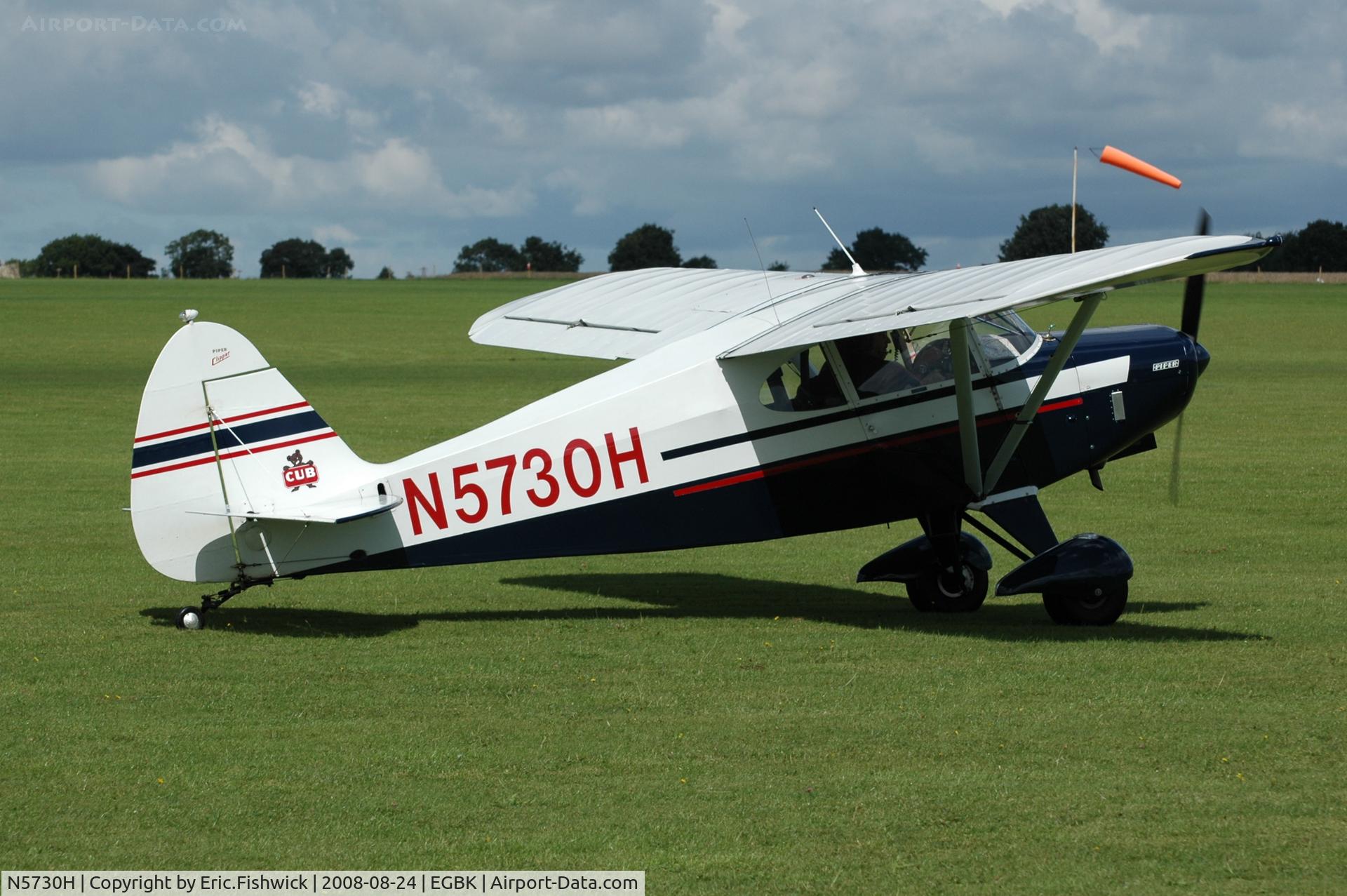 N5730H, 1949 Piper PA-16 Clipper C/N 16-342, 2. N5730H at Sywell Airshow 24 Aug 2008