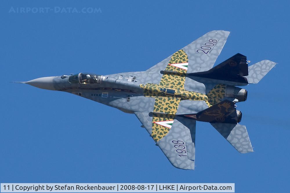 11, Mikoyan-Gurevich MiG-29B C/N 2960535161/4604, MiG 29