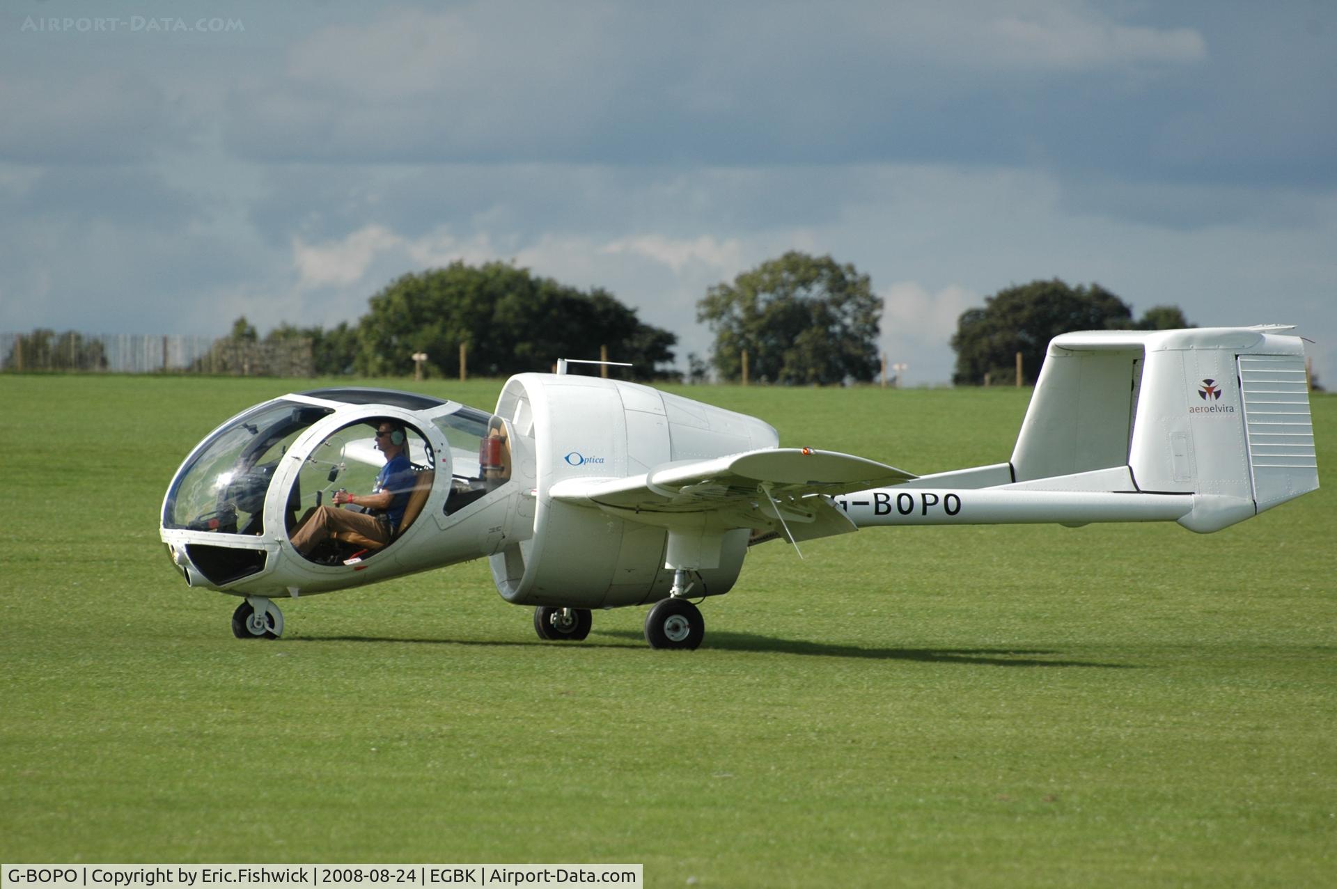 G-BOPO, 1993 Edgley EA7 Optica C/N EA7-021, 1. G-BOPO at Sywell Airshow 24 Aug 2008