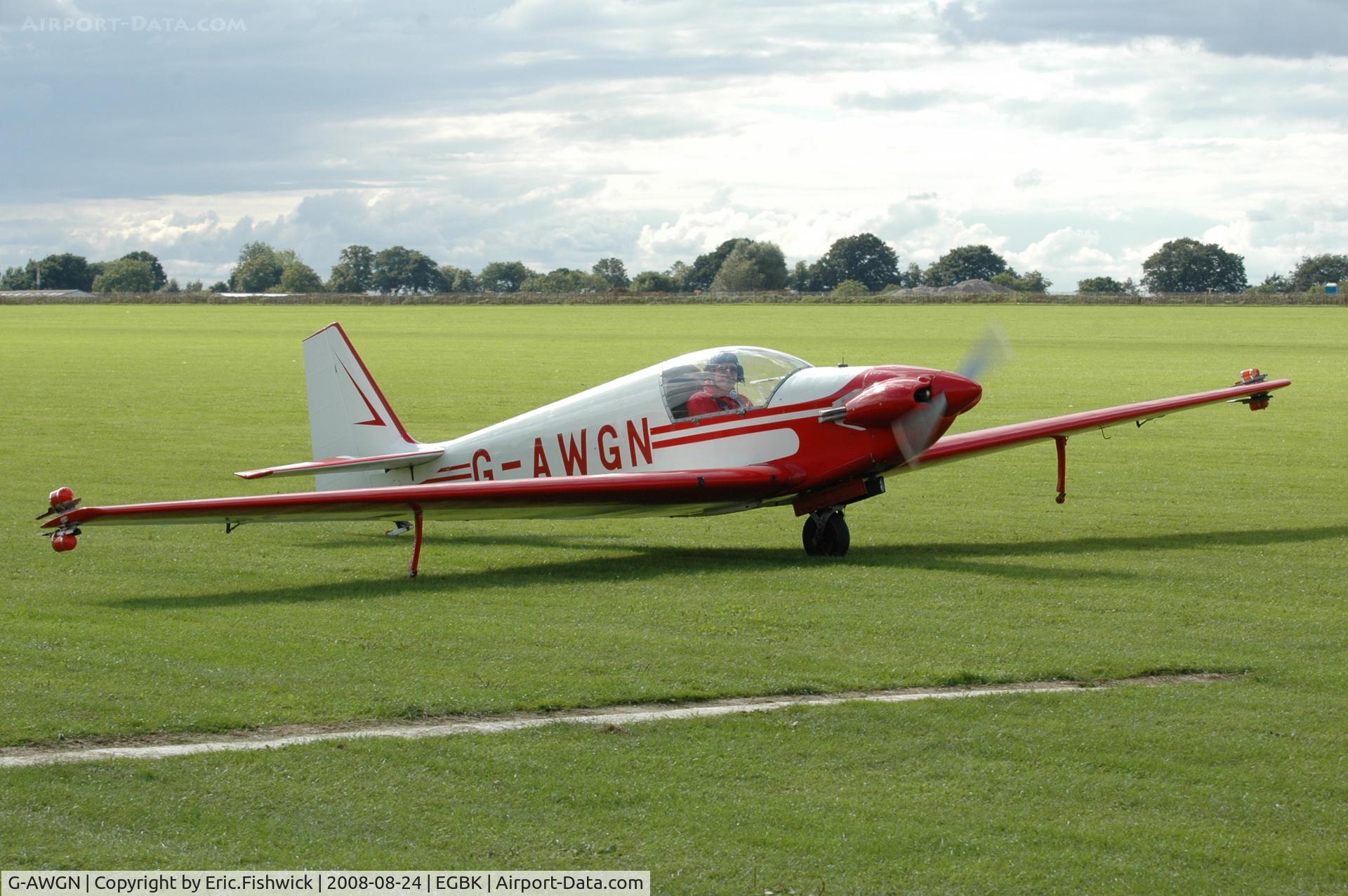 G-AWGN, 1968 Sportavia-Putzer Fournier RF-4D C/N 4084, 3. G-AWGN at Sywell Airshow 24 Aug 2008