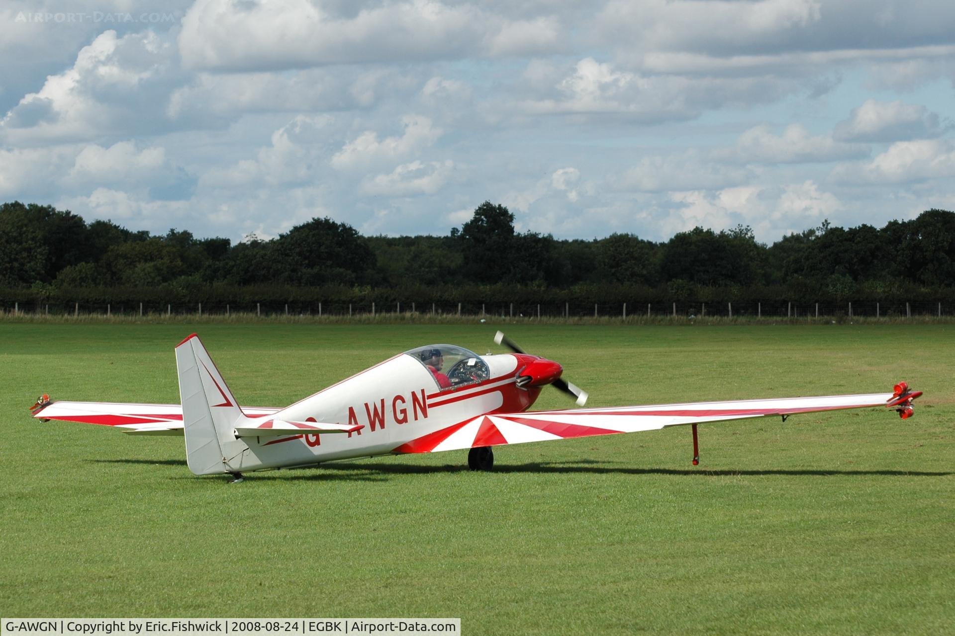 G-AWGN, 1968 Sportavia-Putzer Fournier RF-4D C/N 4084, 2. G-AWGN at Sywell Airshow 24 Aug 2008