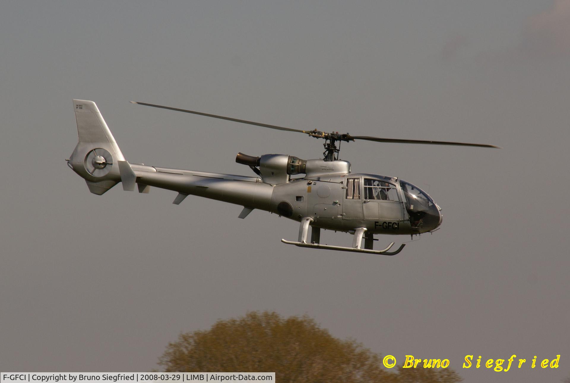 F-GFCI, Aérospatiale SA-341G Gazelle C/N 1206, Milano- Bresso Airport Italy