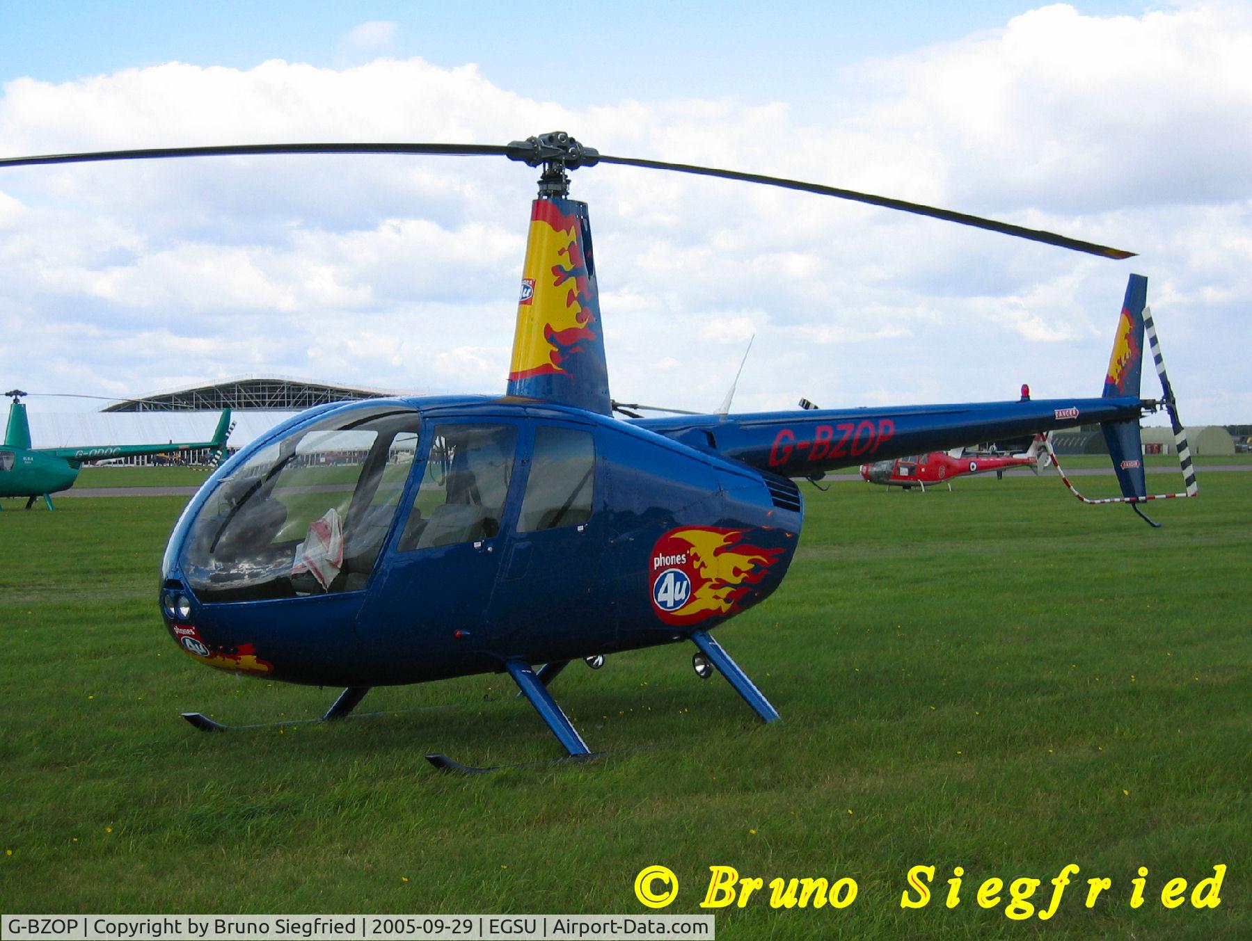 G-BZOP, 2001 Robinson R44 Raven C/N 0958, Duxford Helitech