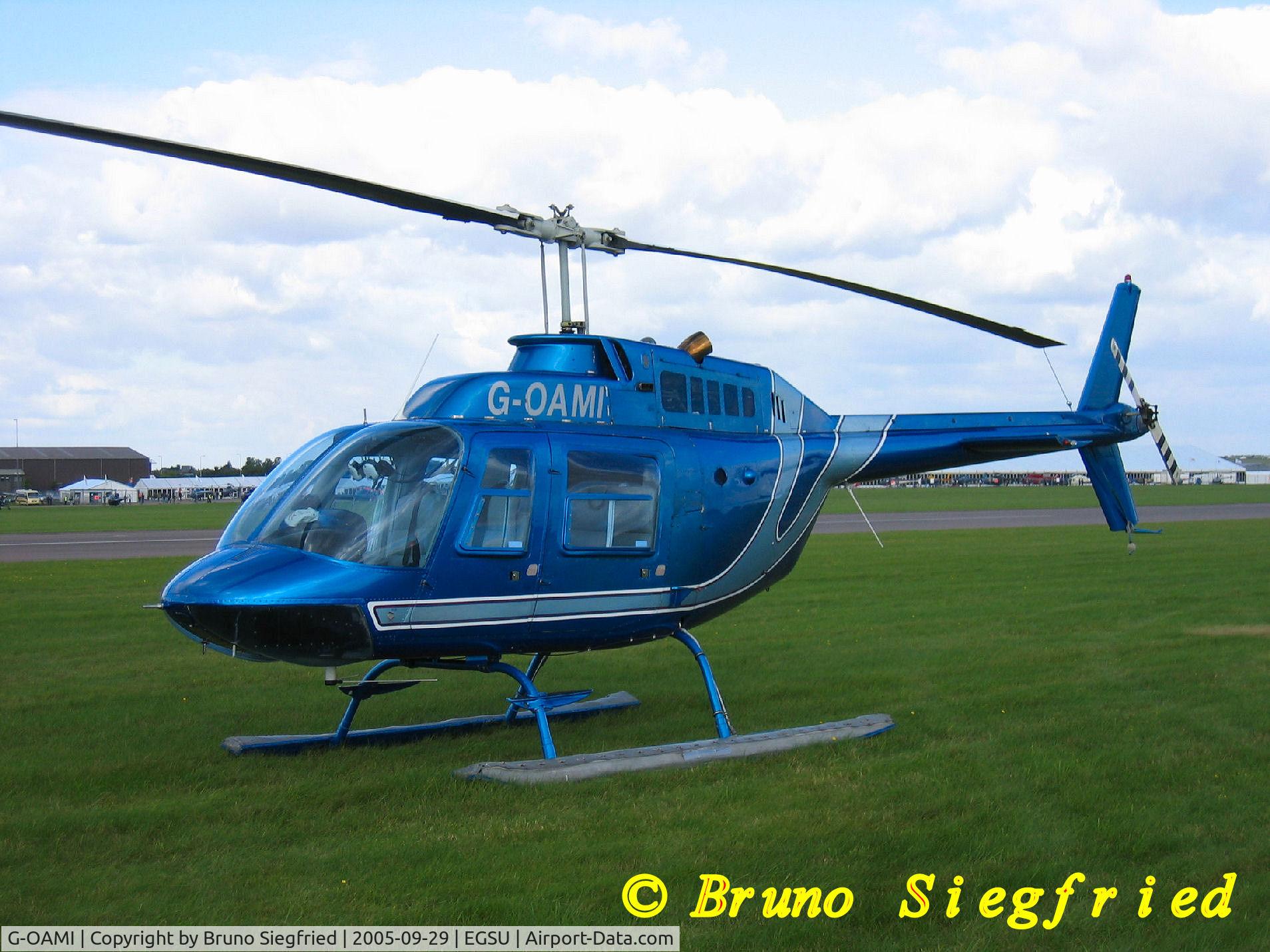 G-OAMI, 1968 Bell 206B JetRanger II C/N 464, Duxford Helitech
