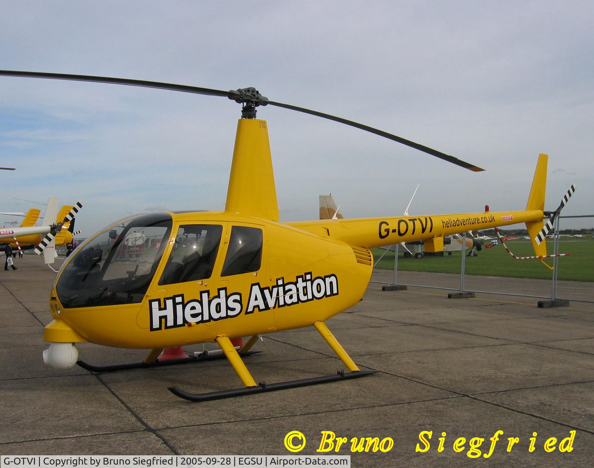 G-OTVI, 2005 Robinson R44 Raven II C/N 10833, Duxford Helitech