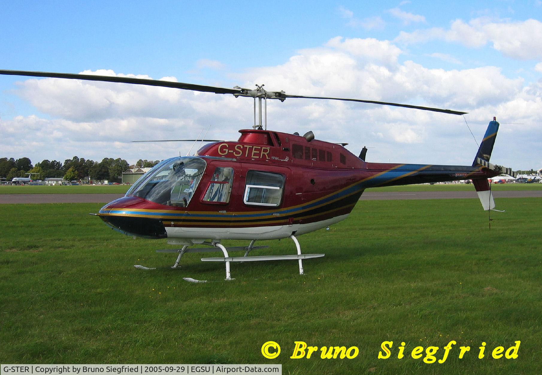 G-STER, 1990 Bell 206B JetRanger III C/N 4116, Duxford Helitech